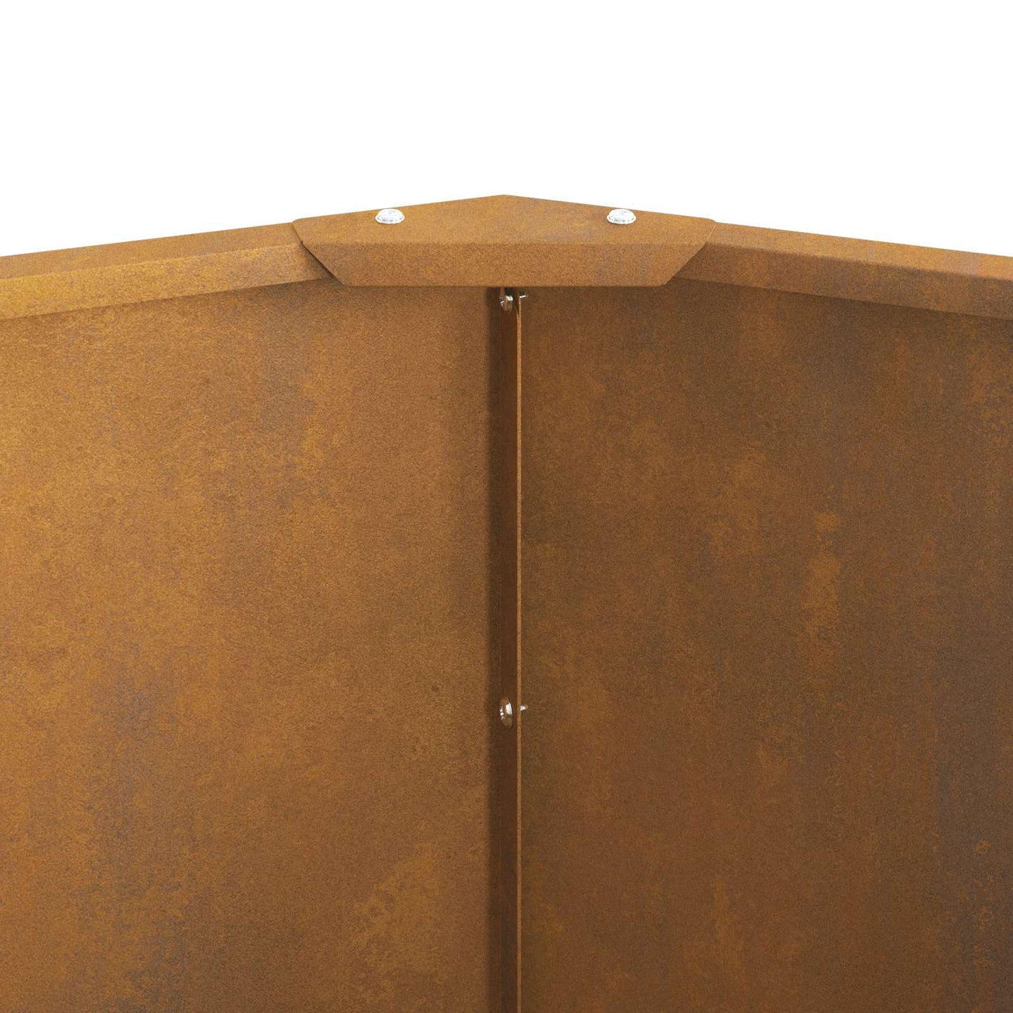 vidaXL Γλάστρα Σκ rusty 90 x 90 x 50 cm Ατσάλι Σκληρυθέν στον Αέρα