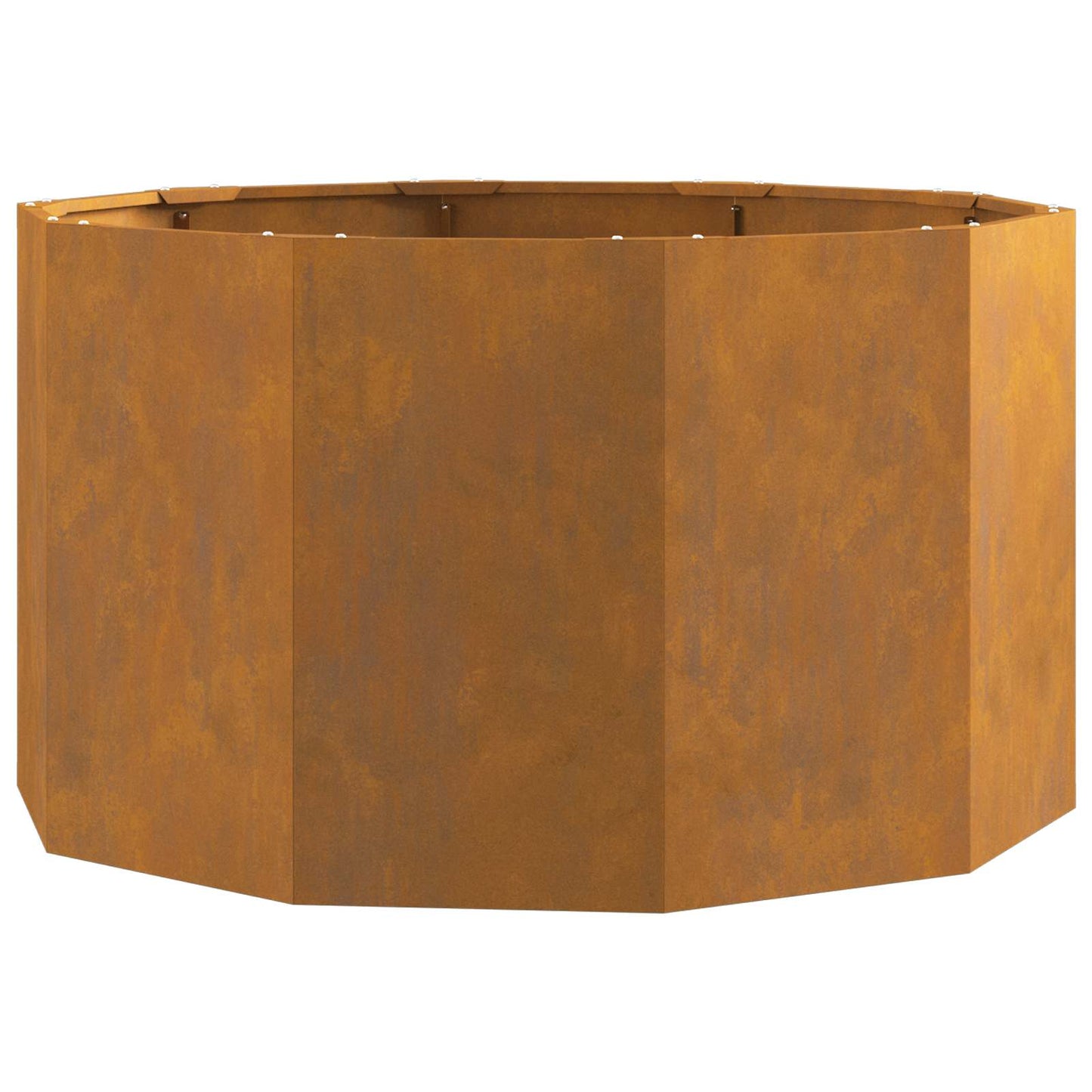 vidaXL Γλάστρα Σκ rusty 90 x 90 x 50 cm Ατσάλι Σκληρυθέν στον Αέρα