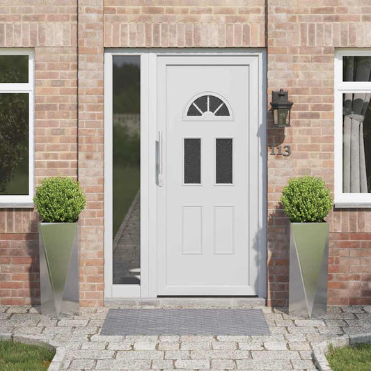 vidaXL Γλάστρα 2 pcs Ασημί 30 x 30 x 75 εκ Ανοξείδωτο ατσάλι