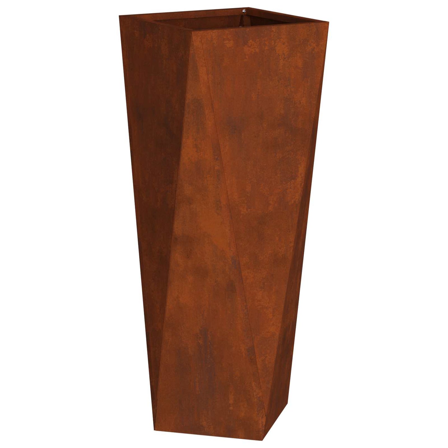vidaXL Γλάστρα 2 pcs Σκ rusty 30 x 30 x 75 εκ
