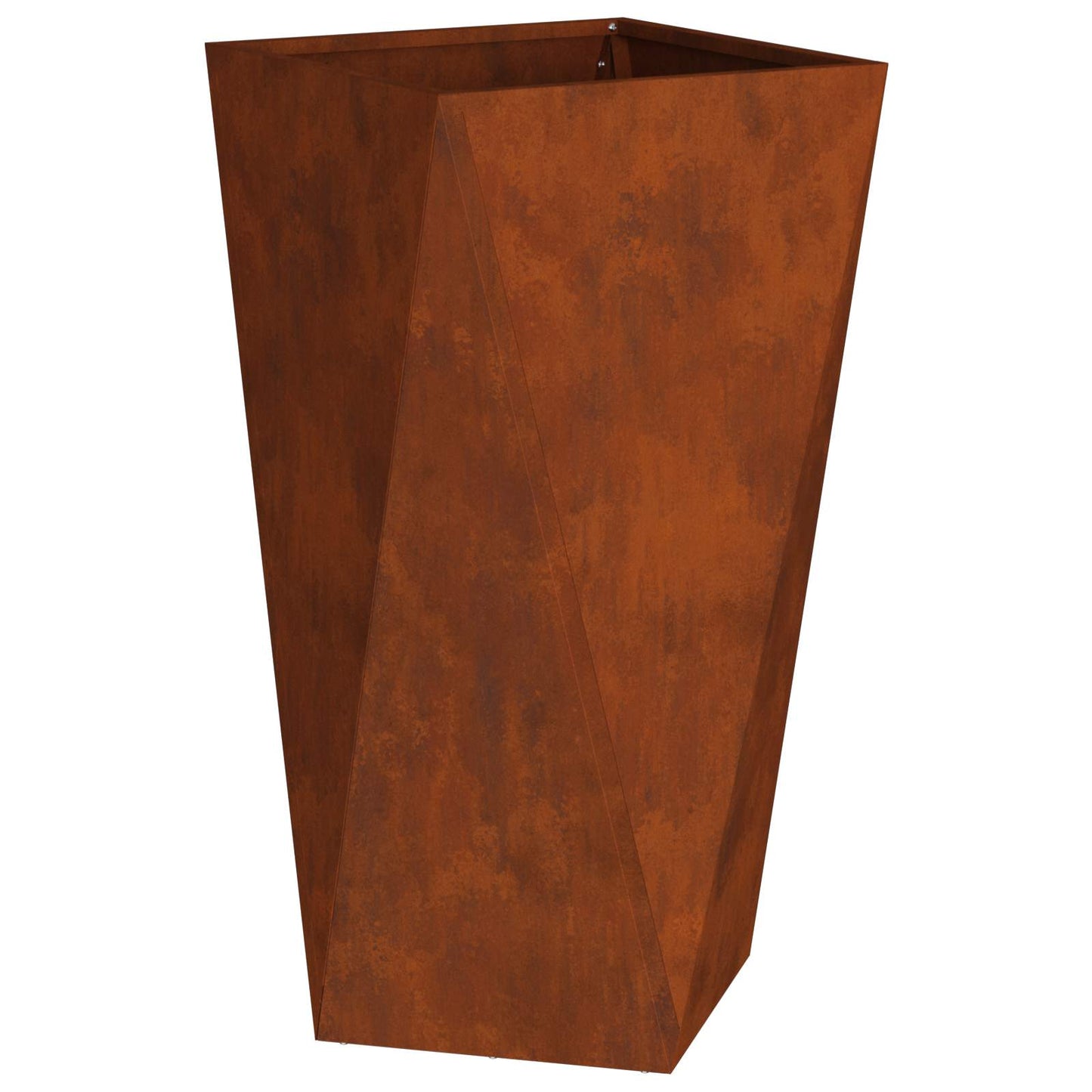 vidaXL Γλάστρα 2 pcs Σκ rusty 40 x 40 x 75 cm