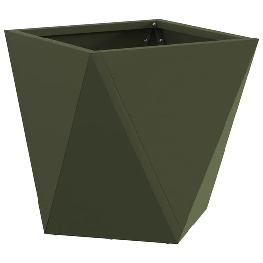 vidaXL Γλάστρα Ελιά Πράσινη 30 x 30 x 30 cm Ατσάλι
