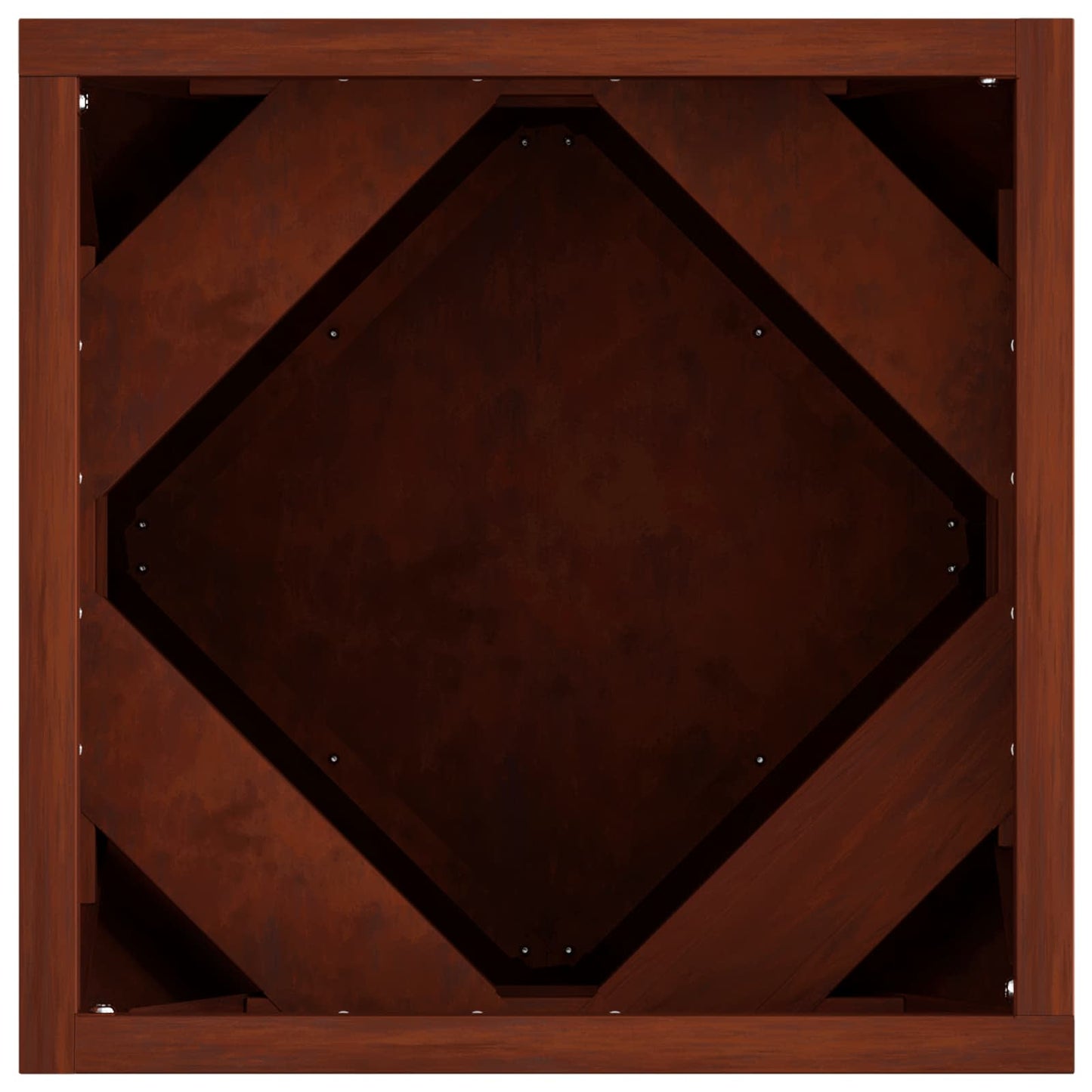 vidaXL Γλάστρα Σκ rusty 30 x 30 x 30 cm Ατσάλι Σκληρυθέν στον Αέρα