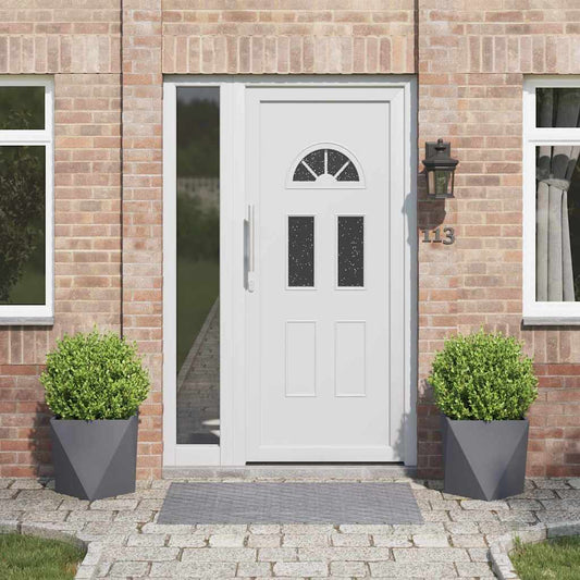 vidaXL Γλάστρα 2 pcs Ανθρακί 40 x 40 x 40 cm Ατσάλι