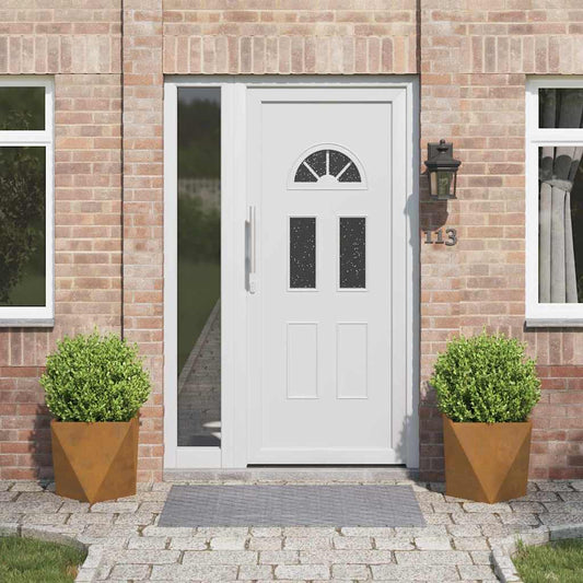 vidaXL Γλάστρα 2 pcs Σκ rusty 40 x 40 x 40 cm