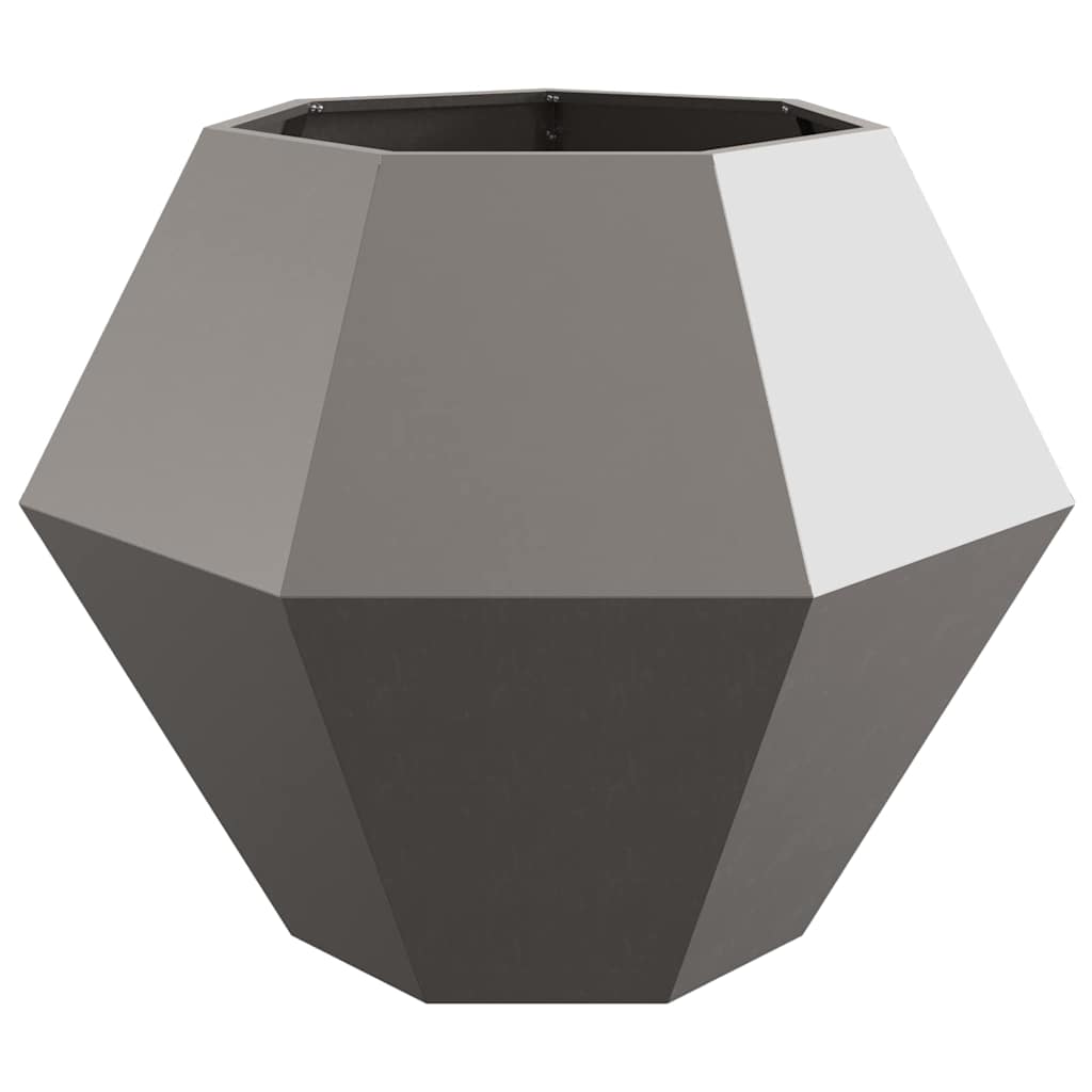 vidaXL Γλάστρα Σκ rusty 100 x 100 x 80 εκ Ατσάλι Σκληρυθέν στον Αέρα