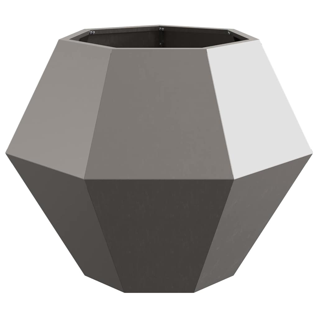 vidaXL Γλάστρα Σκ rusty 75 x 75 x 60 εκ Ατσάλι Σκληρυθέν στον Αέρα