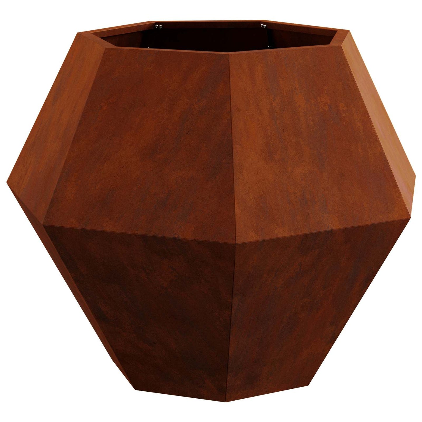 vidaXL Γλάστρα Σκ rusty 75 x 75 x 60 εκ Ατσάλι Σκληρυθέν στον Αέρα