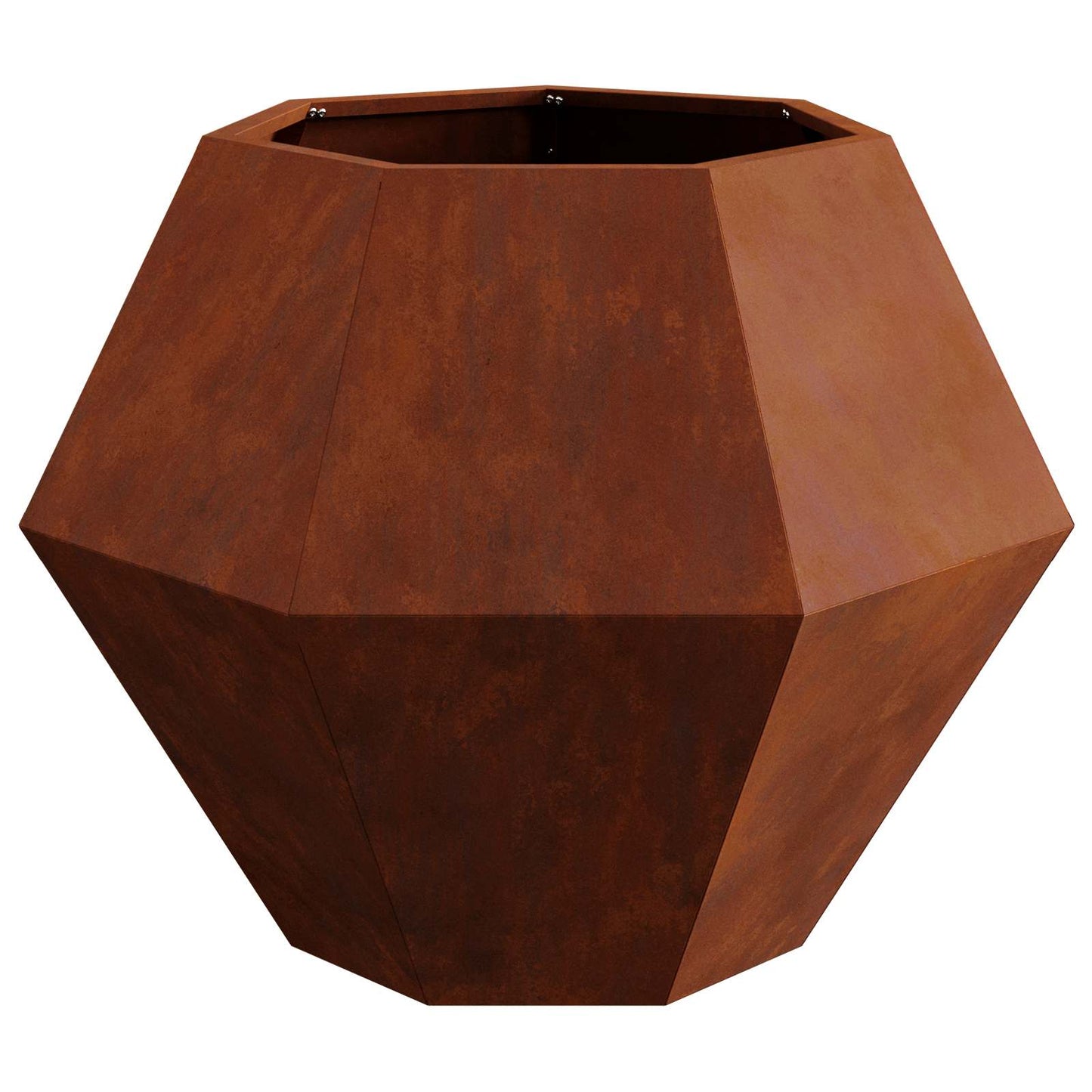 vidaXL Γλάστρα Σκ rusty 75 x 75 x 60 εκ Ατσάλι Σκληρυθέν στον Αέρα
