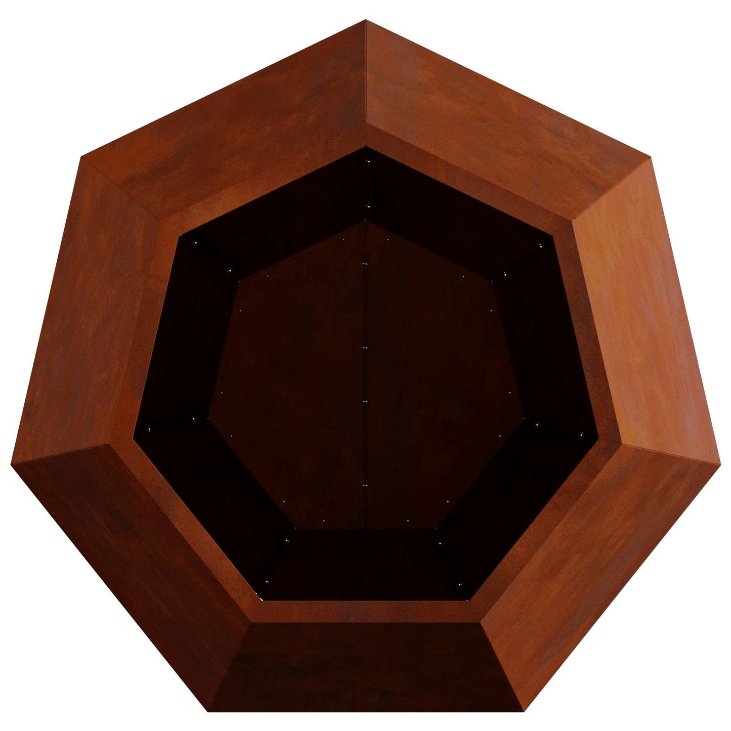 vidaXL Γλάστρα Σκ rusty 75 x 75 x 60 εκ Ατσάλι Σκληρυθέν στον Αέρα