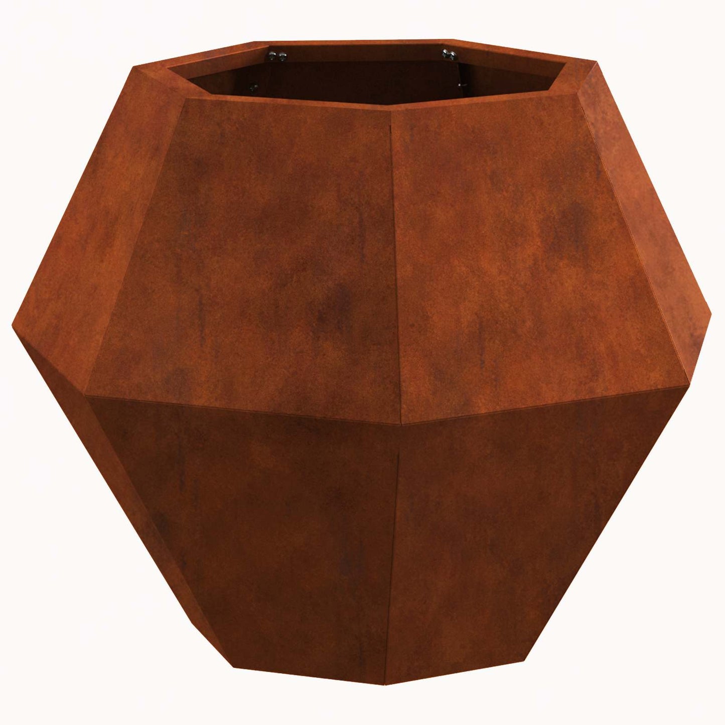vidaXL Γλάστρα Σκ rusty 50 x 50 x 40 cm Ατσάλι Σκληρυθέν στον Αέρα