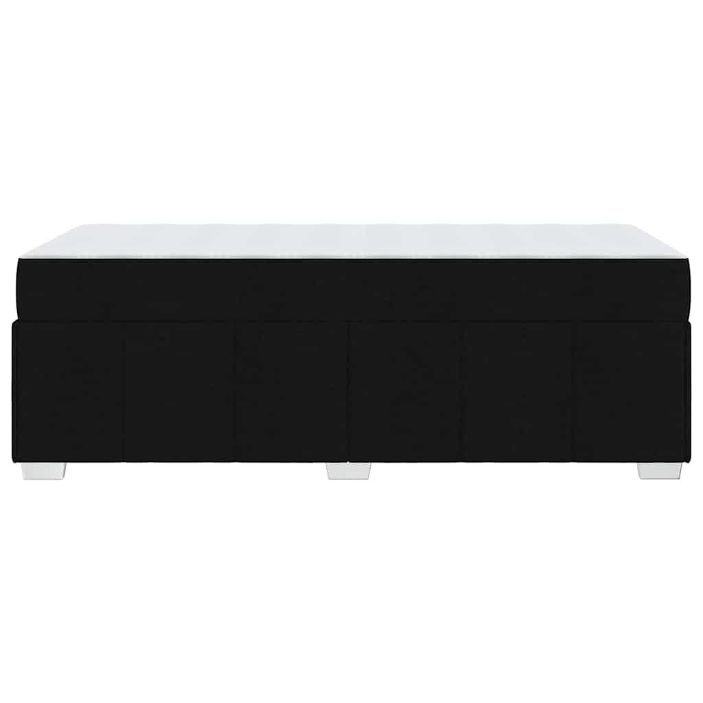 vidaXL Σκελετός Κρεβατιού με στρώμα Μαύρο 120 x 190 cm ύφασμα