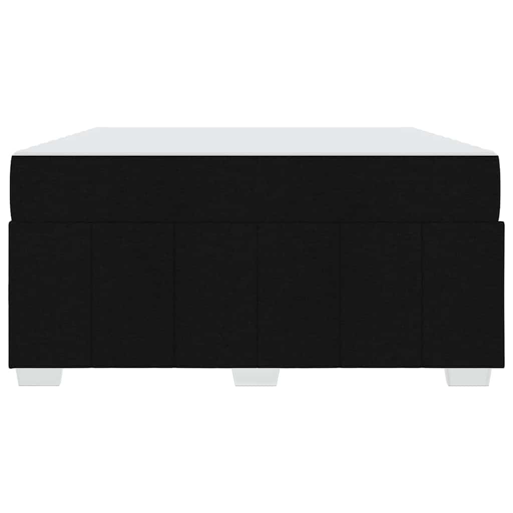vidaXL Σκελετός Κρεβατιού με στρώμα Μαύρο 160 x 200 cm ύφασμα