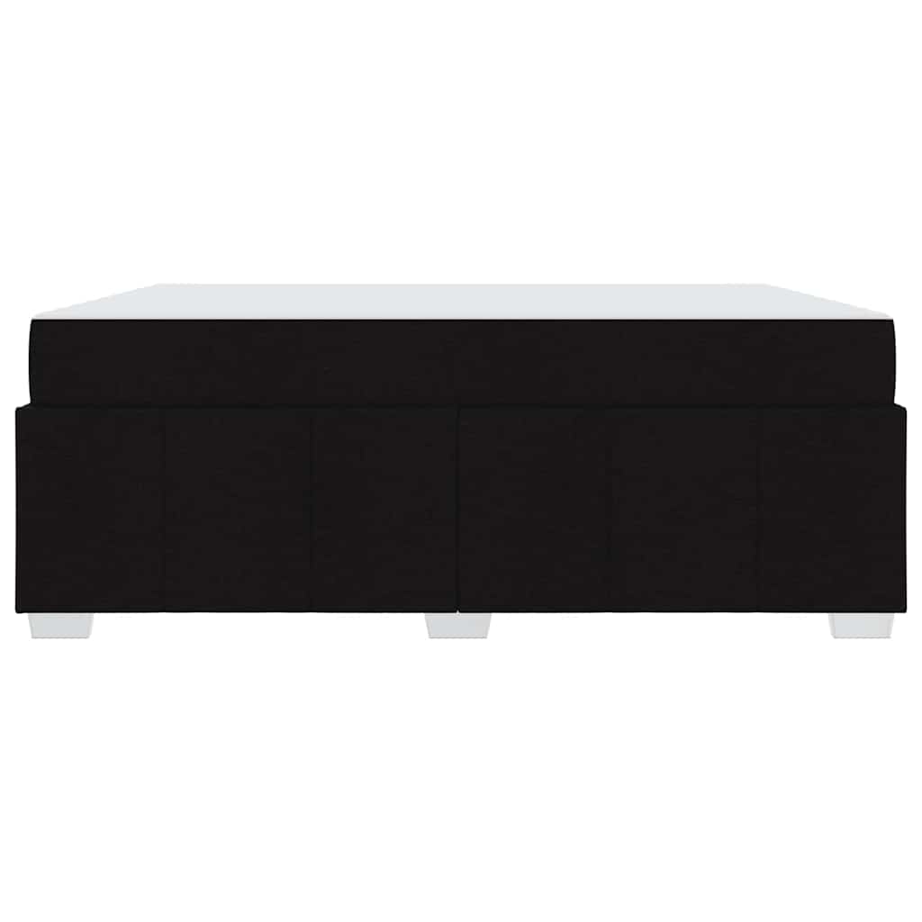 vidaXL Σκελετός Κρεβατιού με στρώμα Μαύρο 180 x 200 cm ύφασμα