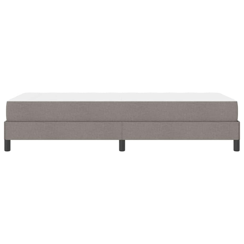 vidaXL Κρεβάτι με ελατήρια με στρώμα Taupe 80 x 200 cm ύφασμα