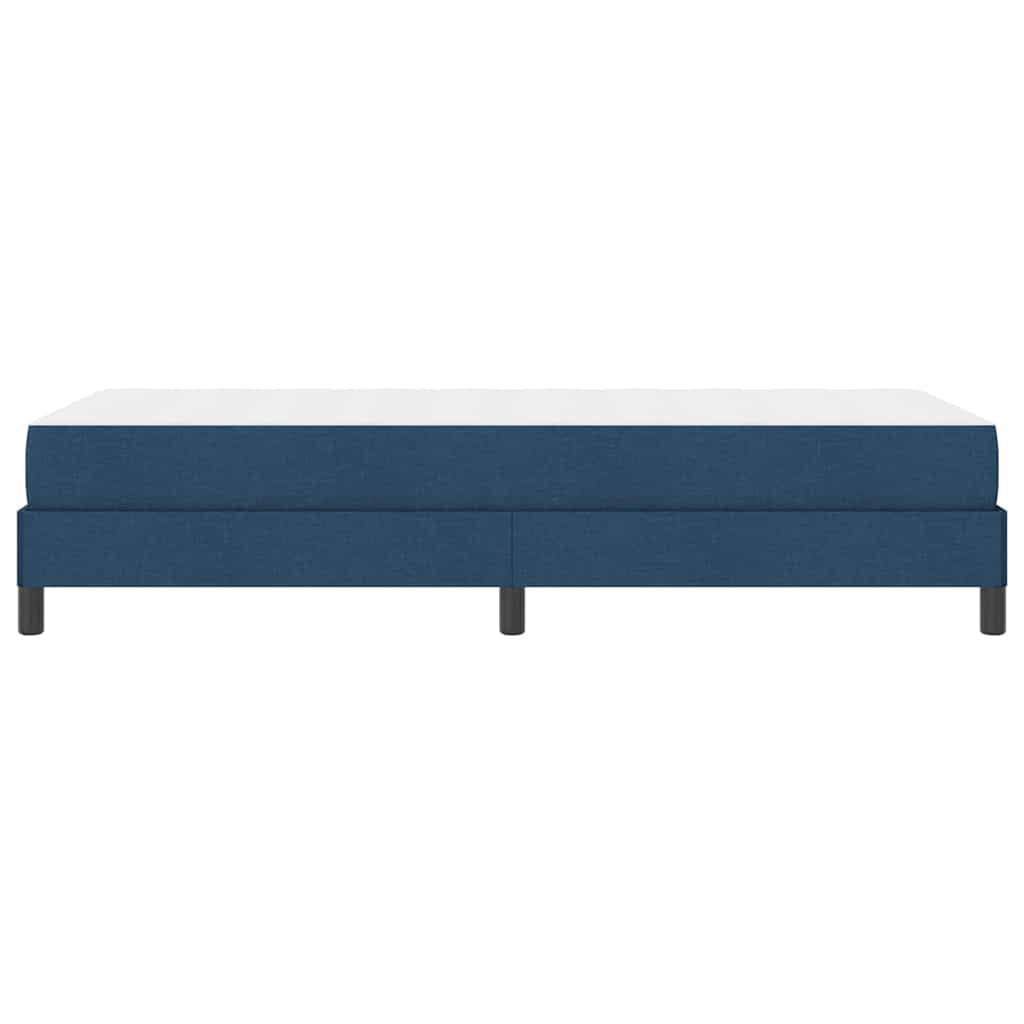 vidaXL Κρεβάτι με ελατήρια με στρώμα Μπλε 90 x 200 cm ύφασμα