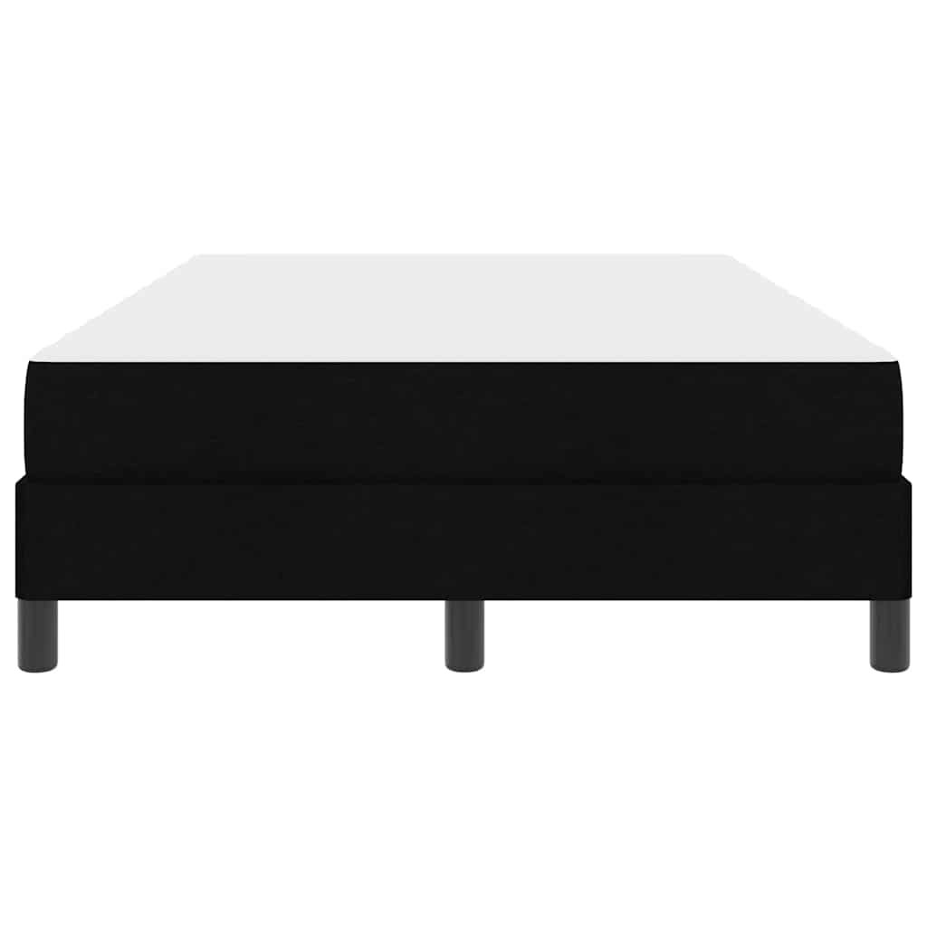 vidaXL Κρεβάτι με ελατήρια με στρώμα Μαύρο 120 x 190 cm ύφασμα