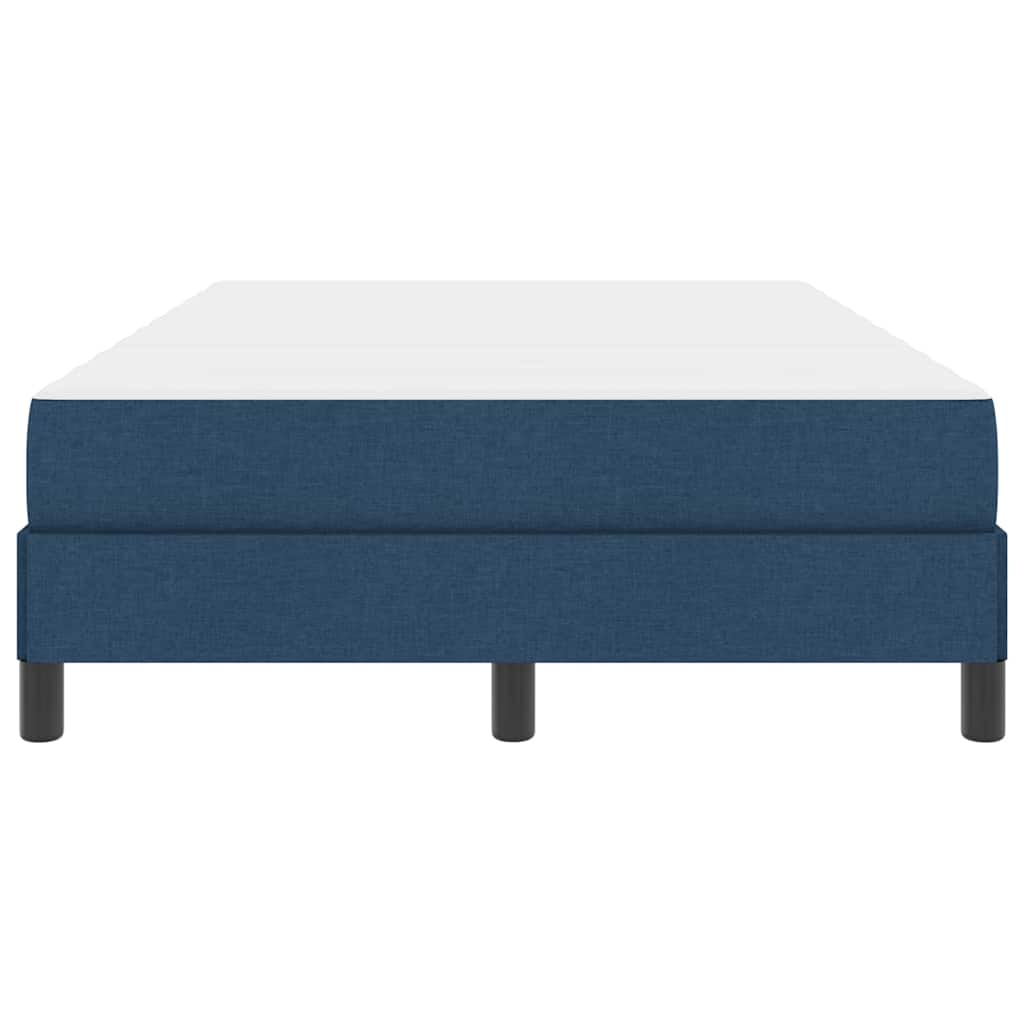 vidaXL Κρεβάτι με ελατήρια με στρώμα Μπλε 120 x 190 cm ύφασμα