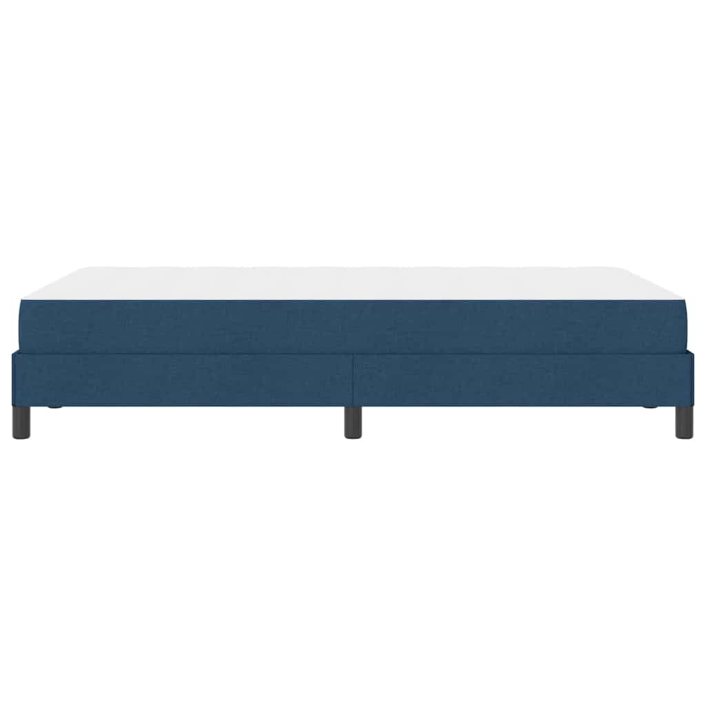 vidaXL Κρεβάτι με ελατήρια με στρώμα Μπλε 120 x 190 cm ύφασμα