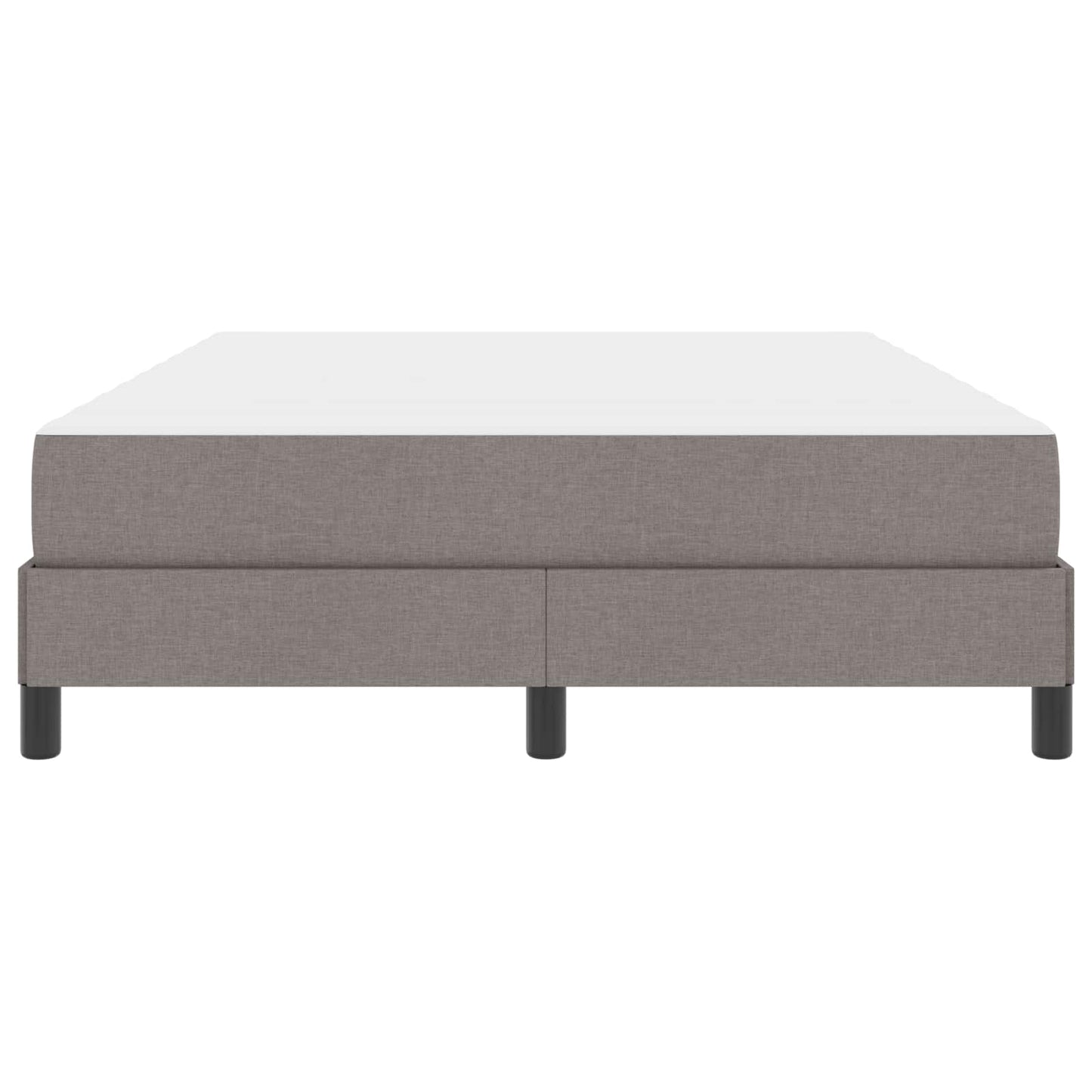 vidaXL Κρεβάτι με ελατήρια με στρώμα Taupe 160 x 200 cm ύφασμα
