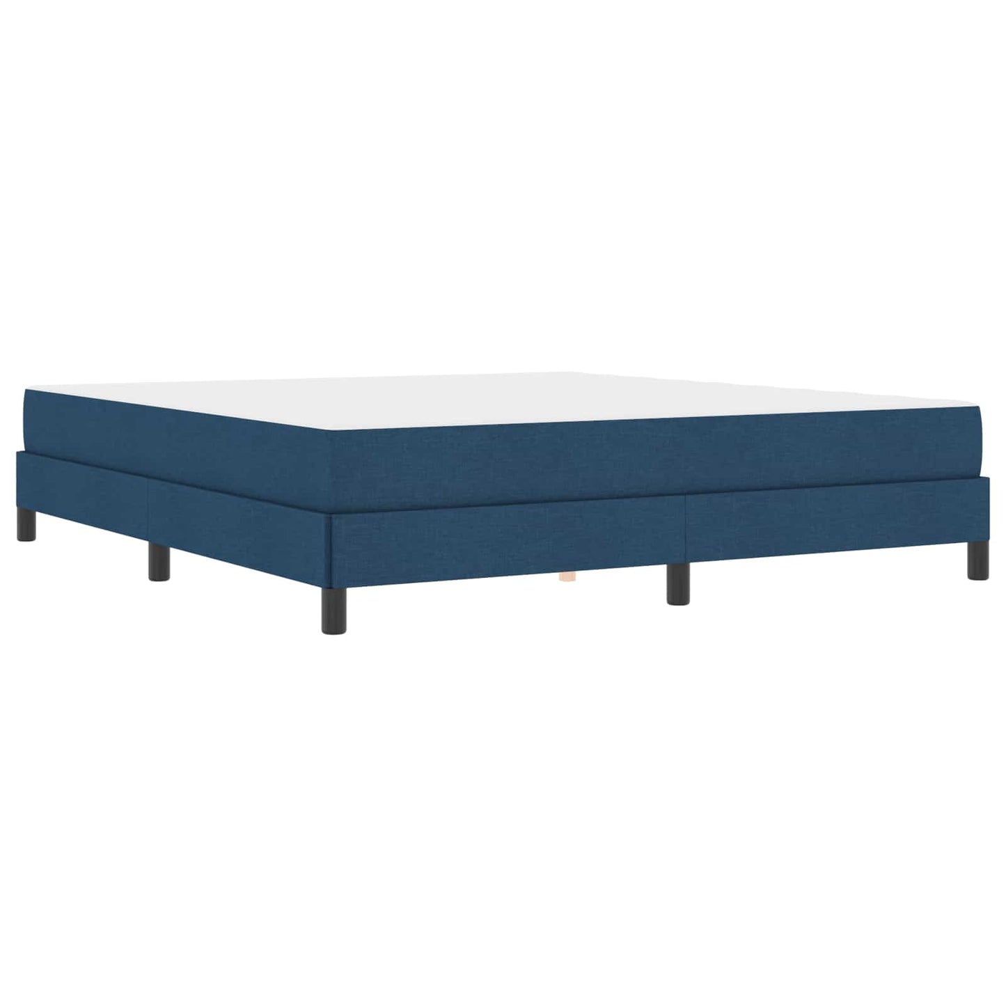 vidaXL Κρεβάτι με ελατήρια με στρώμα Μπλε 180 x 200 cm ύφασμα