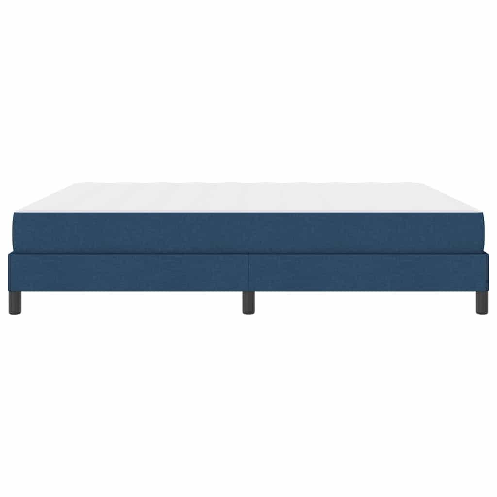 vidaXL Κρεβάτι με ελατήρια με στρώμα Μπλε 180 x 200 cm ύφασμα