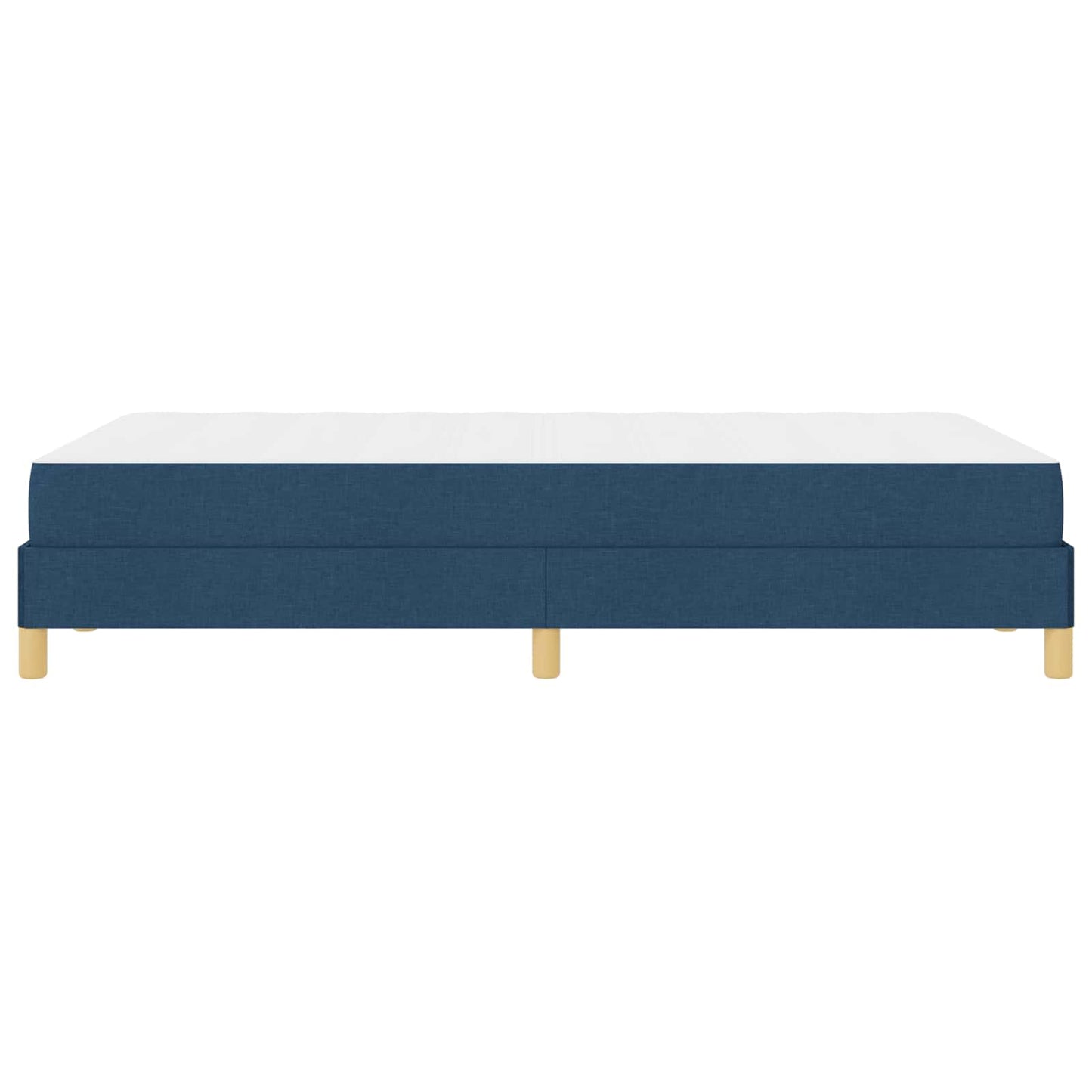 vidaXL Κρεβάτι με ελατήρια με στρώμα Μπλε 120 x 200 cm ύφασμα