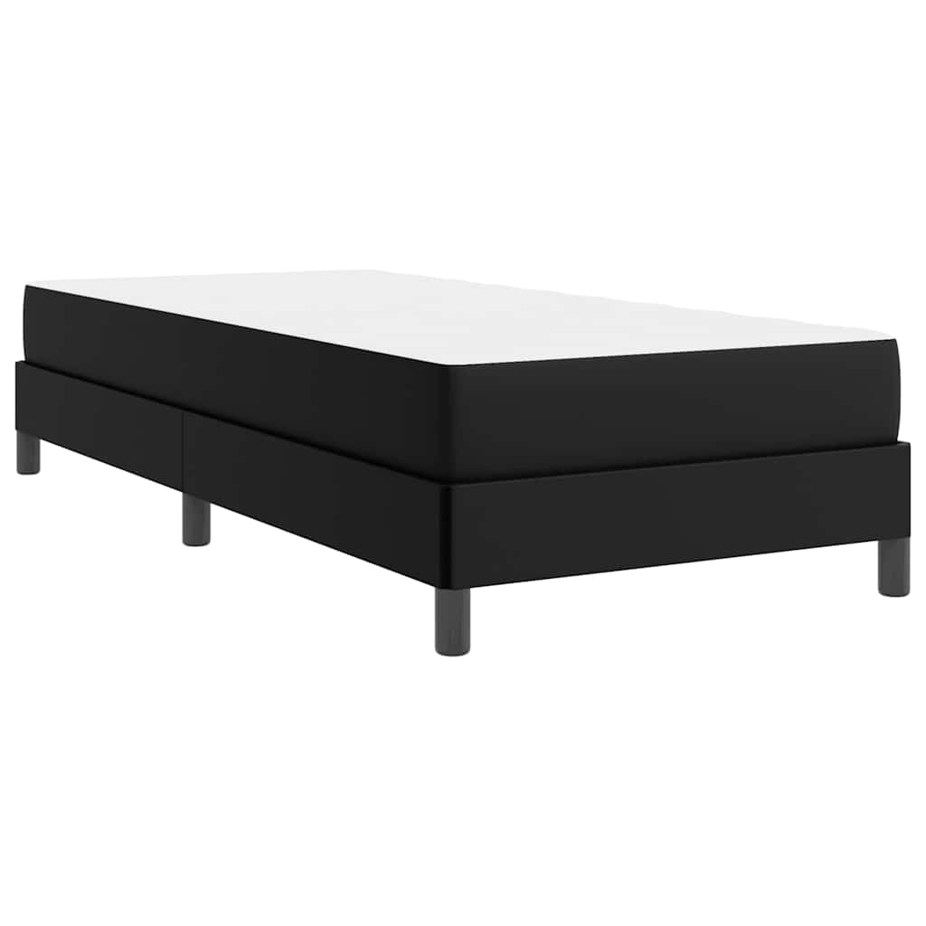 vidaXL Σκελετός Κρεβατιού με στρώμα Μαύρο 100 x 200 cm ύφασμα