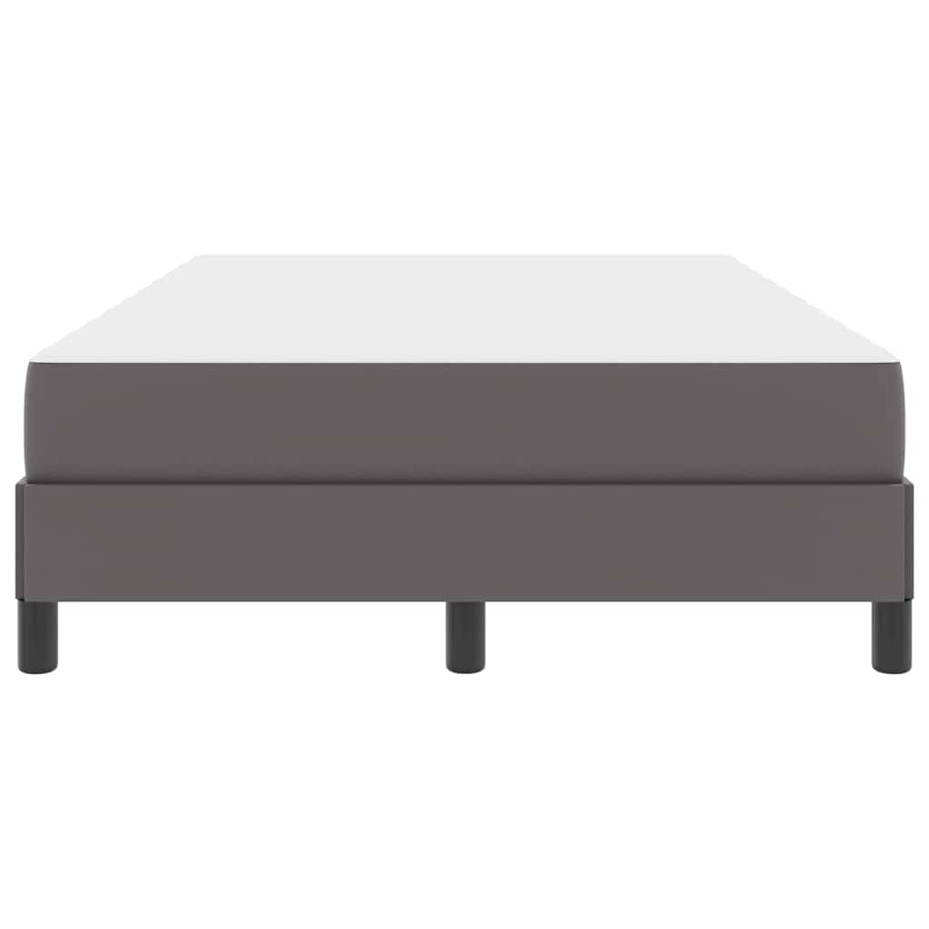 vidaXL Σκελετός Κρεβατιού με στρώμα Γκρι 120 x 190 cm ύφασμα