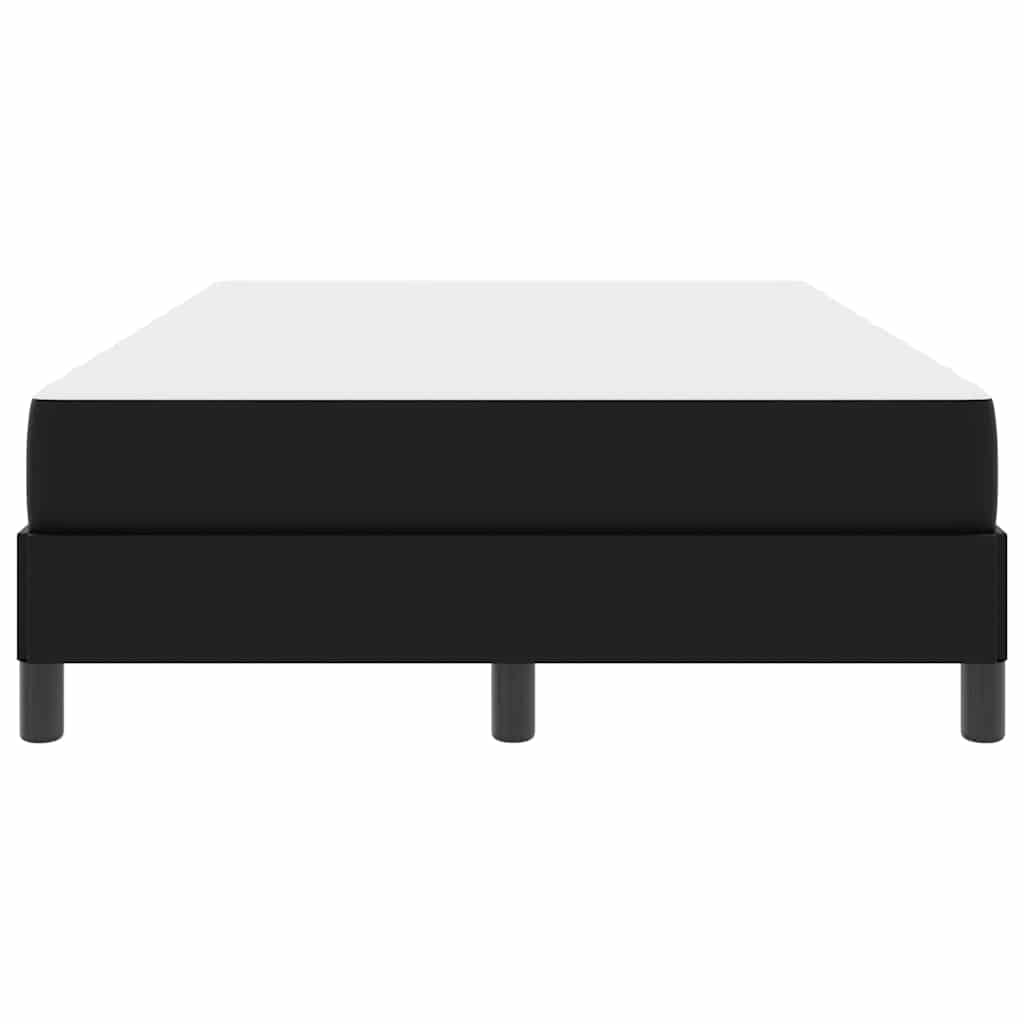 vidaXL Σκελετός Κρεβατιού με στρώμα Μαύρο 120 x 200 cm ύφασμα