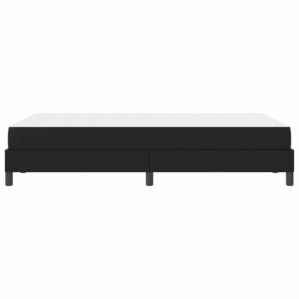 vidaXL Σκελετός Κρεβατιού με στρώμα Μαύρο 120 x 200 cm ύφασμα