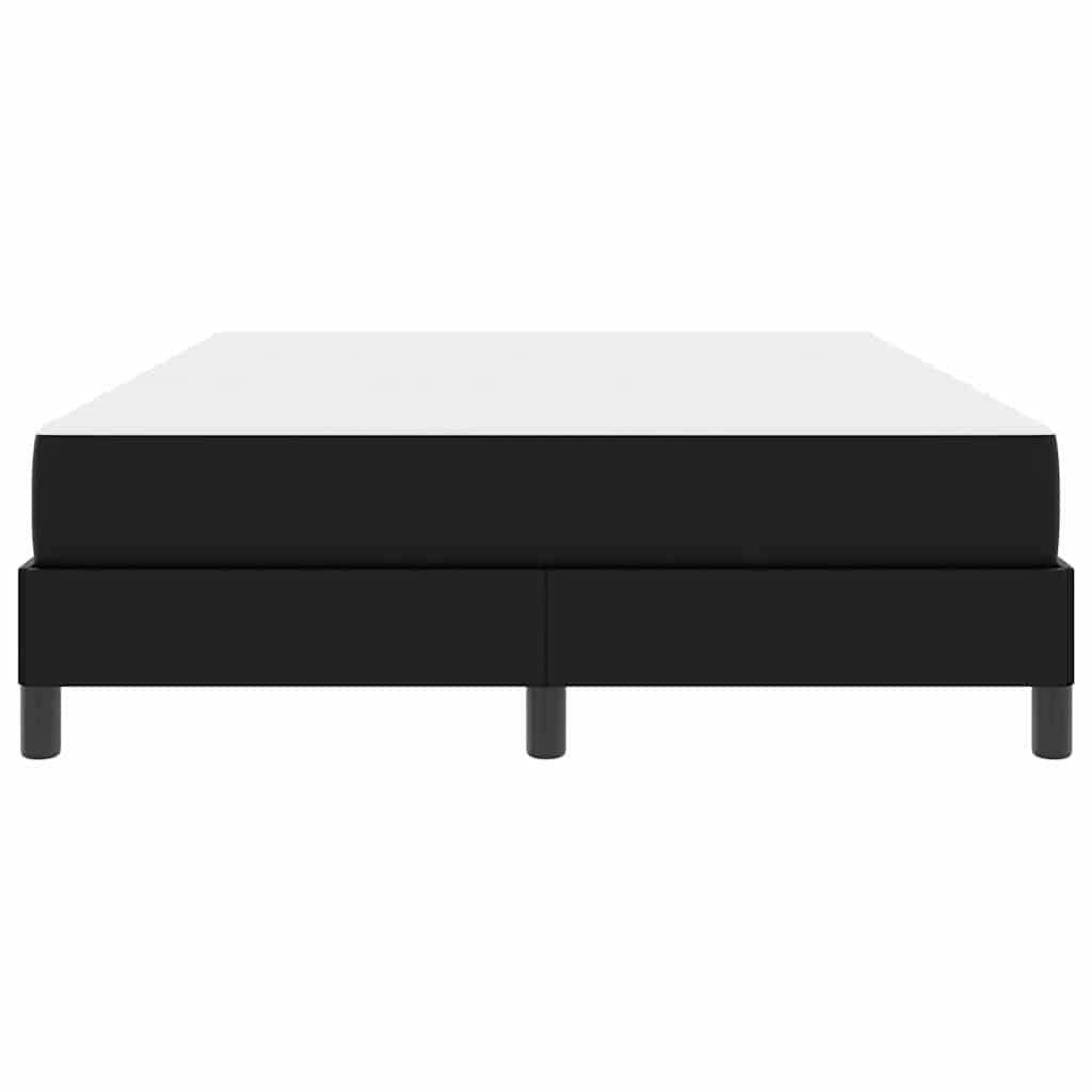 vidaXL Σκελετός Κρεβατιού με στρώμα Μαύρο 160 x 200 cm ύφασμα