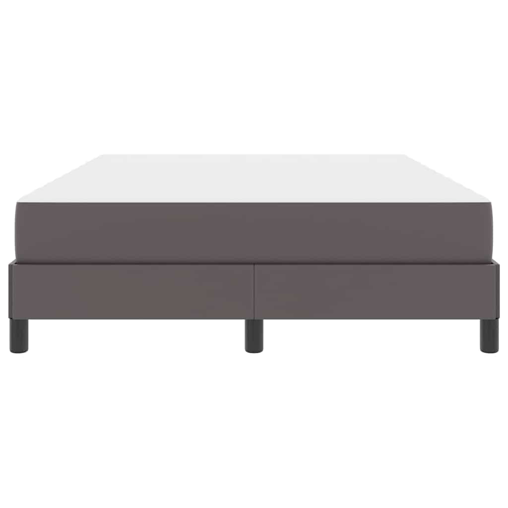 vidaXL Σκελετός Κρεβατιού με στρώμα Γκρι 160 x 200 cm ύφασμα