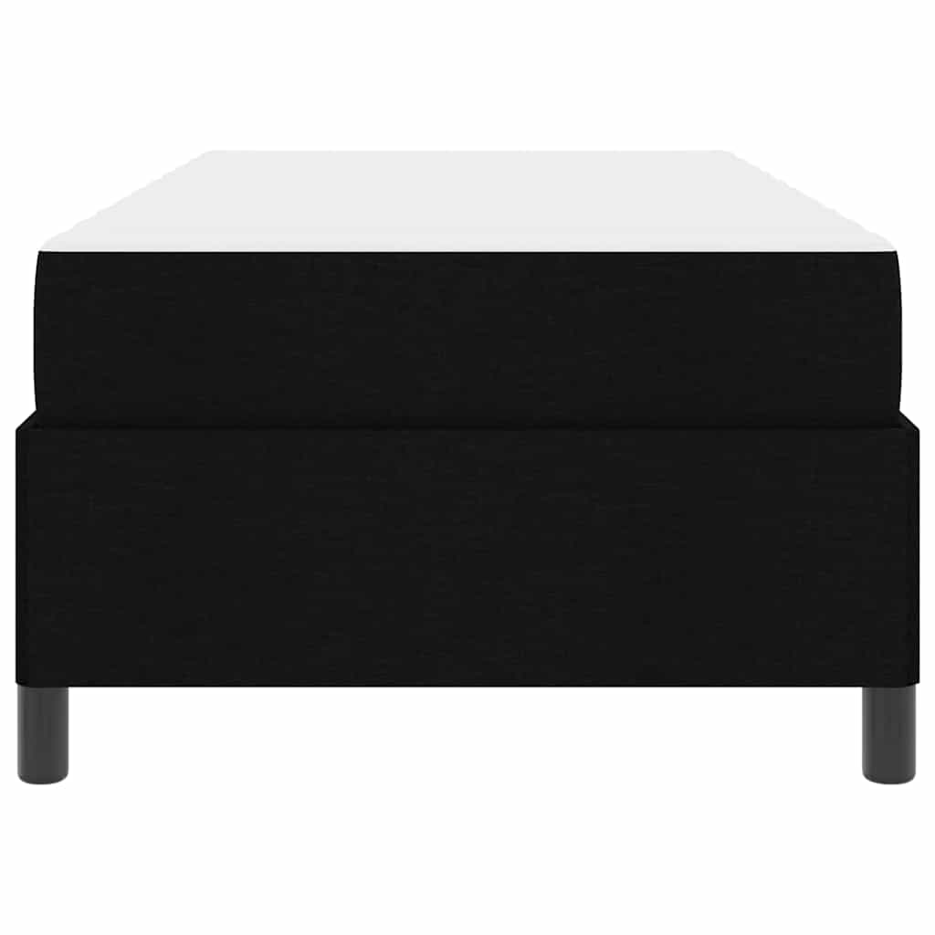 vidaXL Κρεβάτι με ελατήρια Μαύρο 80 x 200 cm ύφασμα