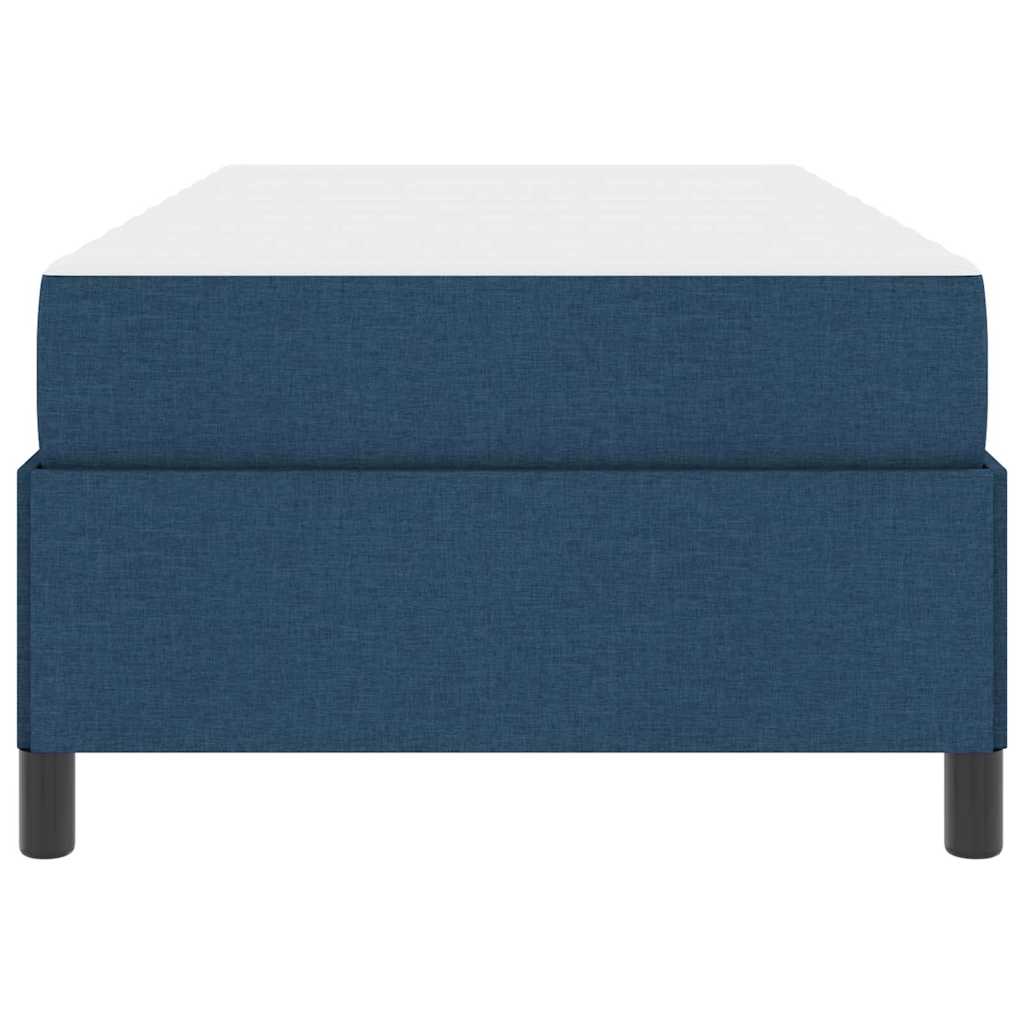 vidaXL Κρεβάτι με ελατήρια Μπλε 80 x 200 cm ύφασμα
