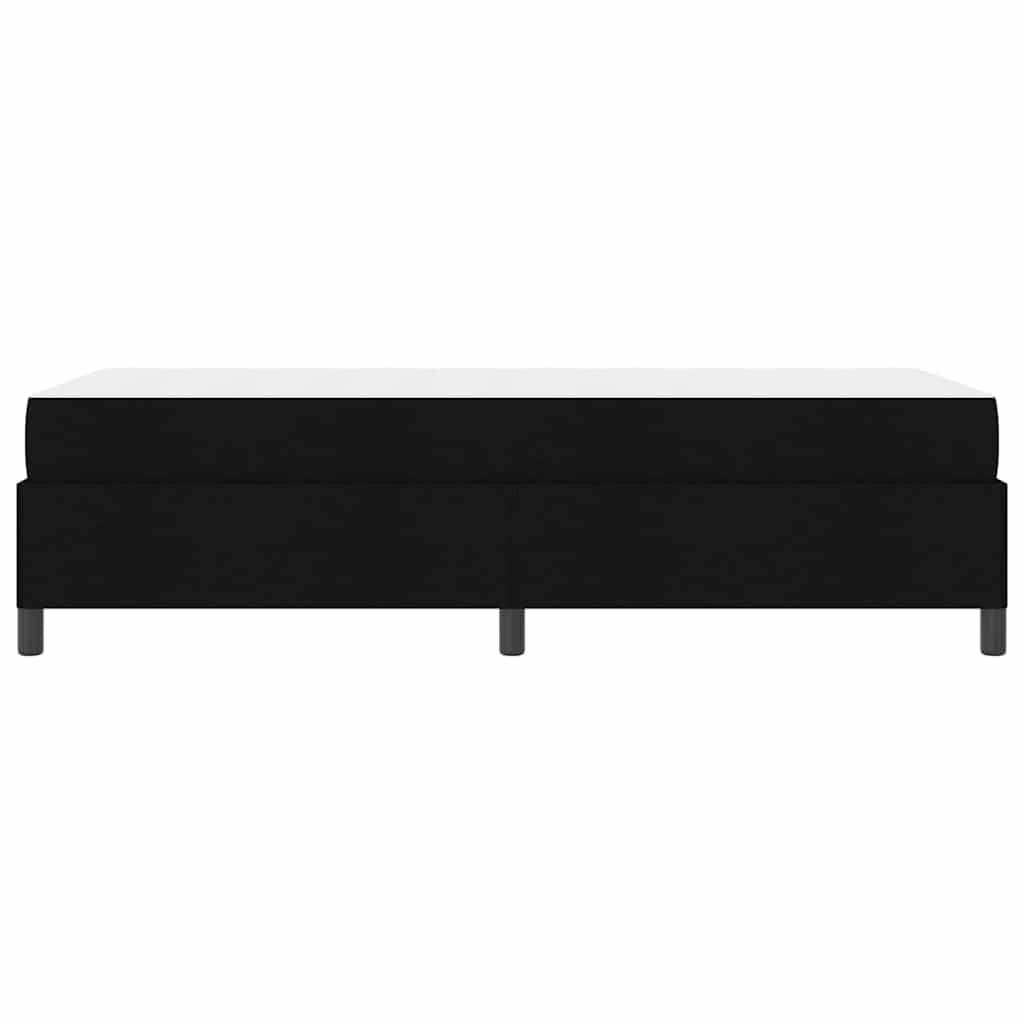 vidaXL Κρεβάτι με ελατήρια Μαύρο και Μαύρο 100 x 200 cm