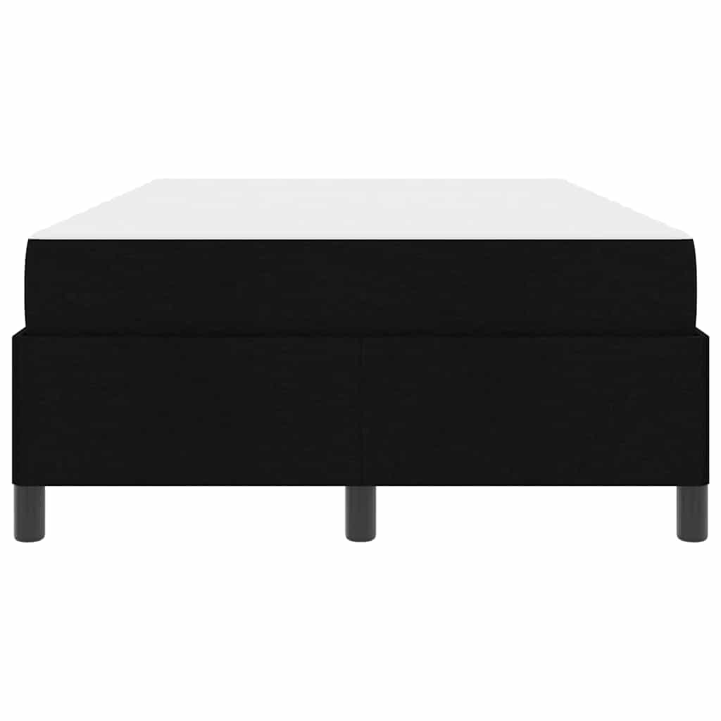 vidaXL Κρεβάτι με ελατήρια Μαύρο 120 x 190 cm ύφασμα