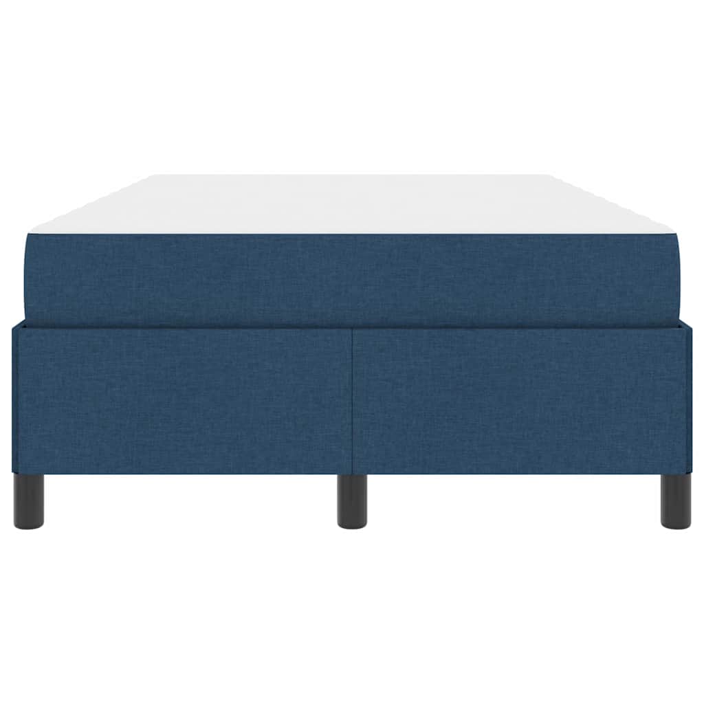 vidaXL Κρεβάτι με ελατήρια Μπλε 120 x 190 cm ύφασμα