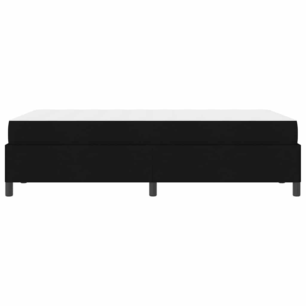 vidaXL Κρεβάτι με ελατήρια Μαύρο 120 x 200 cm ύφασμα