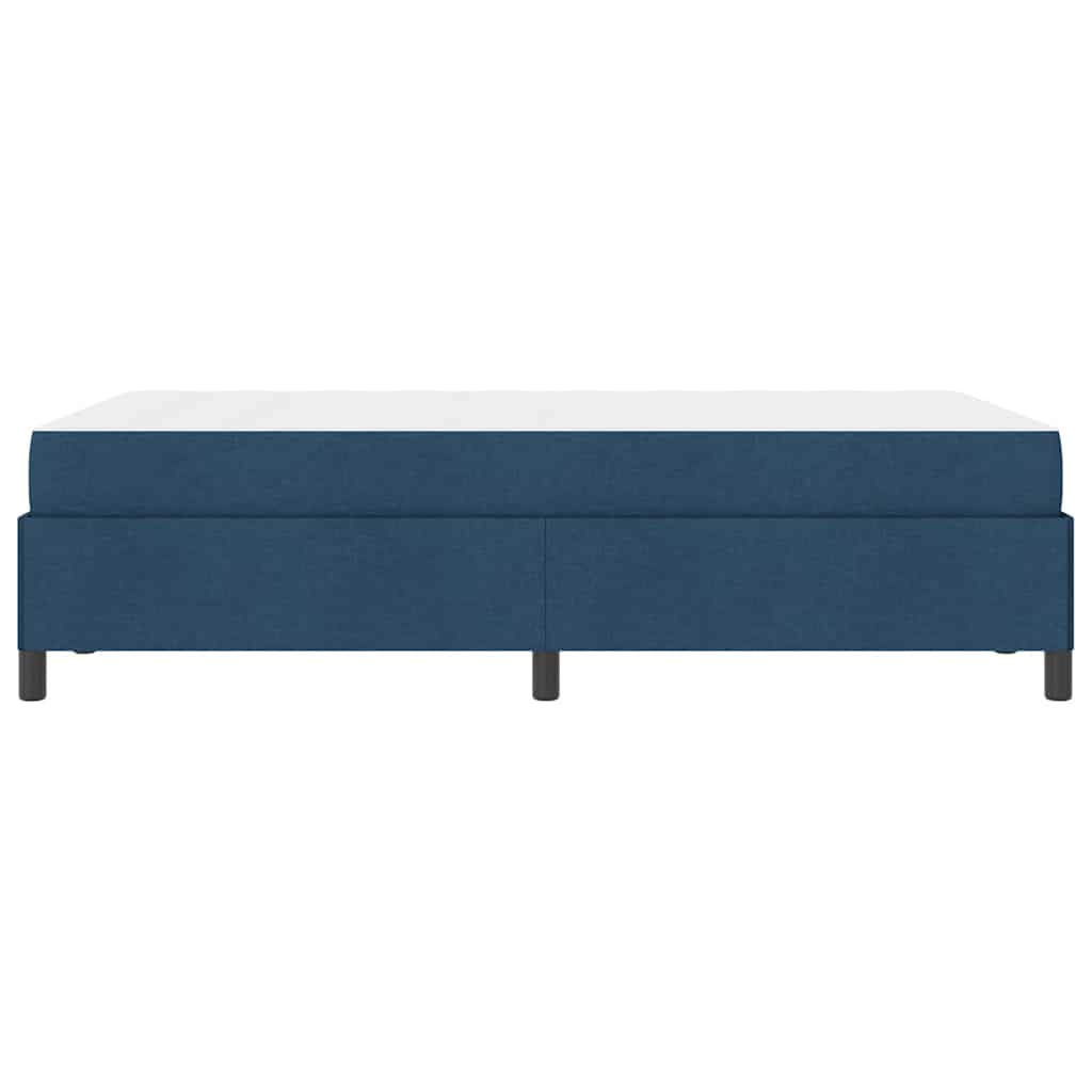 vidaXL Κρεβάτι με ελατήρια Μπλε 120 x 200 cm ύφασμα