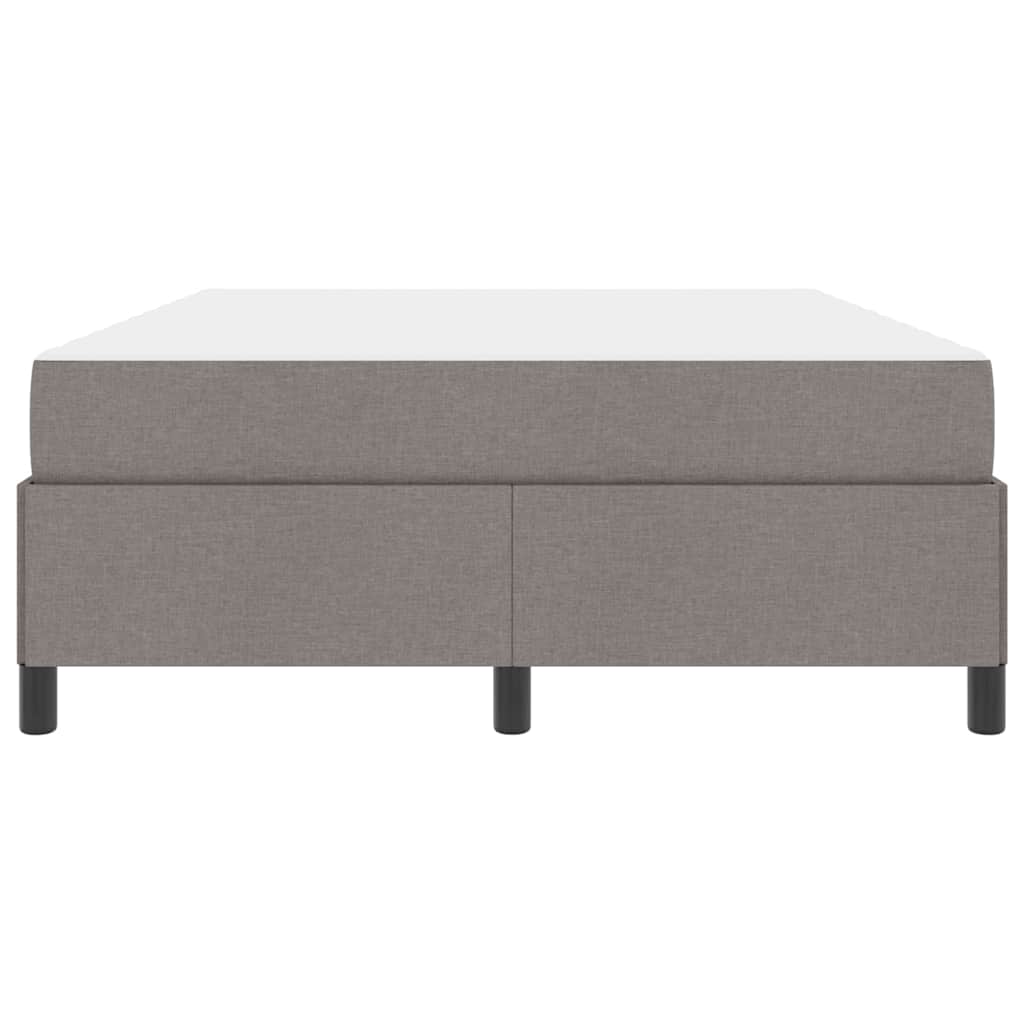 vidaXL Κρεβάτι με ελατήρια Taupe 160 x 200 cm ύφασμα