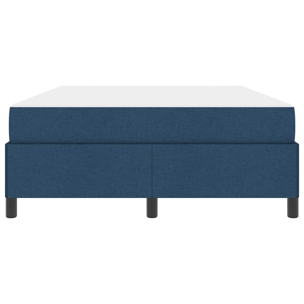 vidaXL Κρεβάτι με ελατήρια Μπλε και Μαύρο 160 x 200 cm
