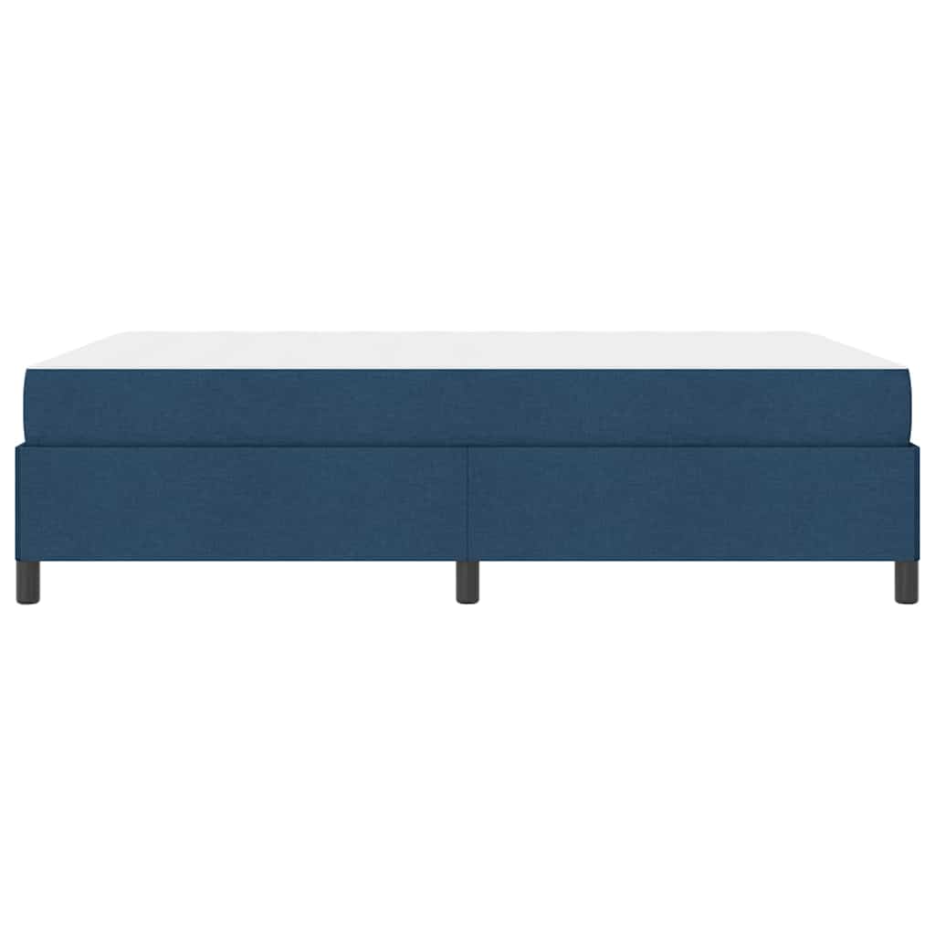 vidaXL Κρεβάτι με ελατήρια Μπλε και Μαύρο 160 x 200 cm