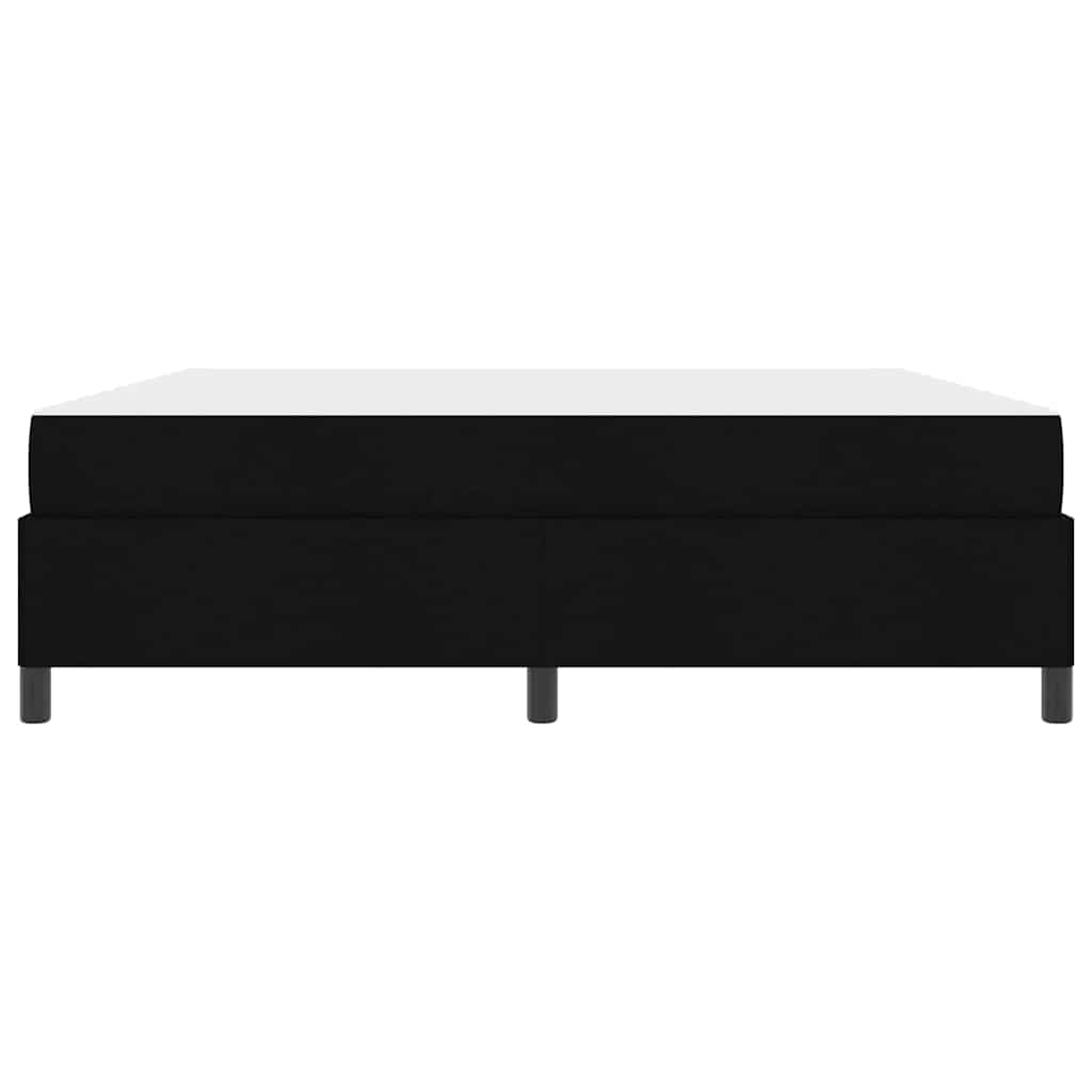vidaXL Κρεβάτι με ελατήρια Μαύρο και Μαύρο 180 x 200 cm