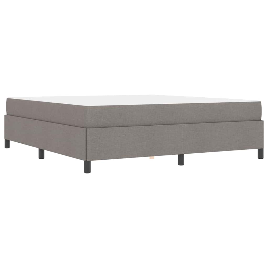 vidaXL Κρεβάτι με ελατήρια Taupe 180 x 200 cm ύφασμα