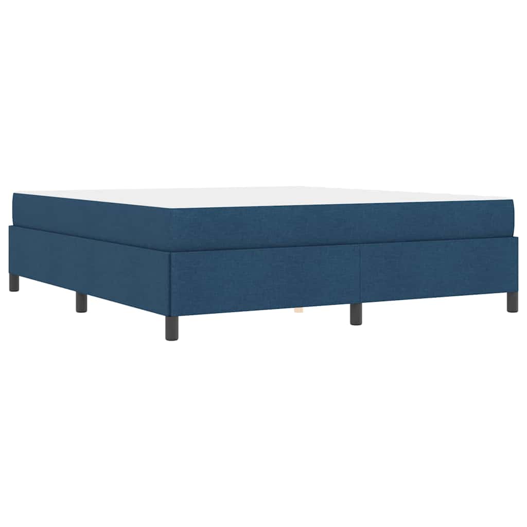 vidaXL Κρεβάτι με ελατήρια Μπλε 180 x 200 cm ύφασμα