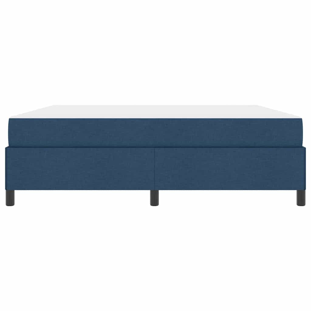vidaXL Κρεβάτι με ελατήρια Μπλε 180 x 200 cm ύφασμα