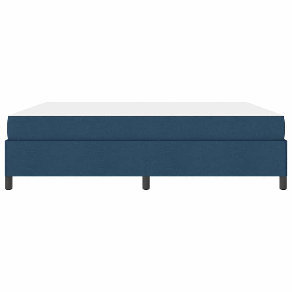vidaXL Κρεβάτι με ελατήρια Μπλε 180 x 200 cm ύφασμα