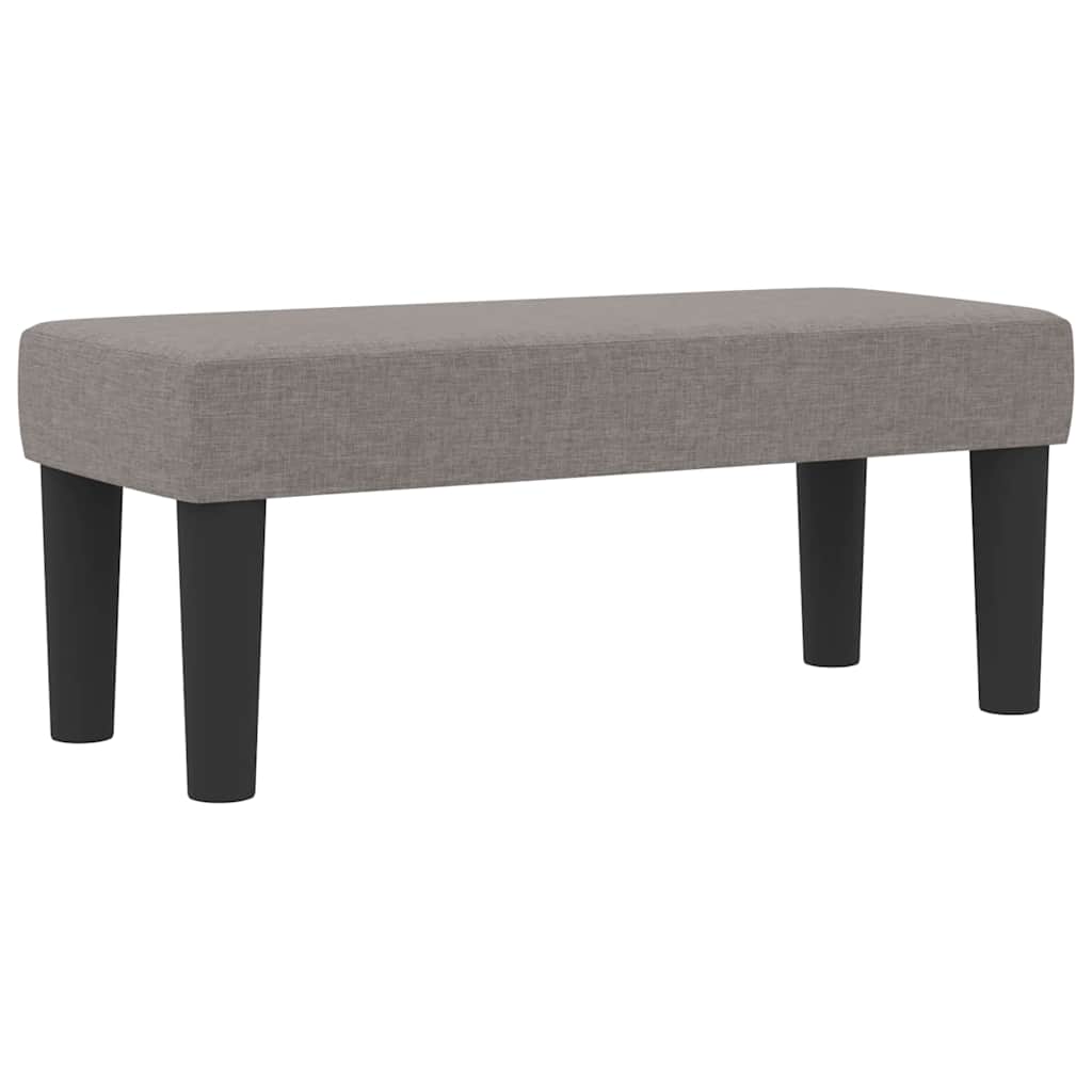 vidaXL Κρεβάτι με ελατήρια με στρώμα Taupe 90 x 200 cm ύφασμα