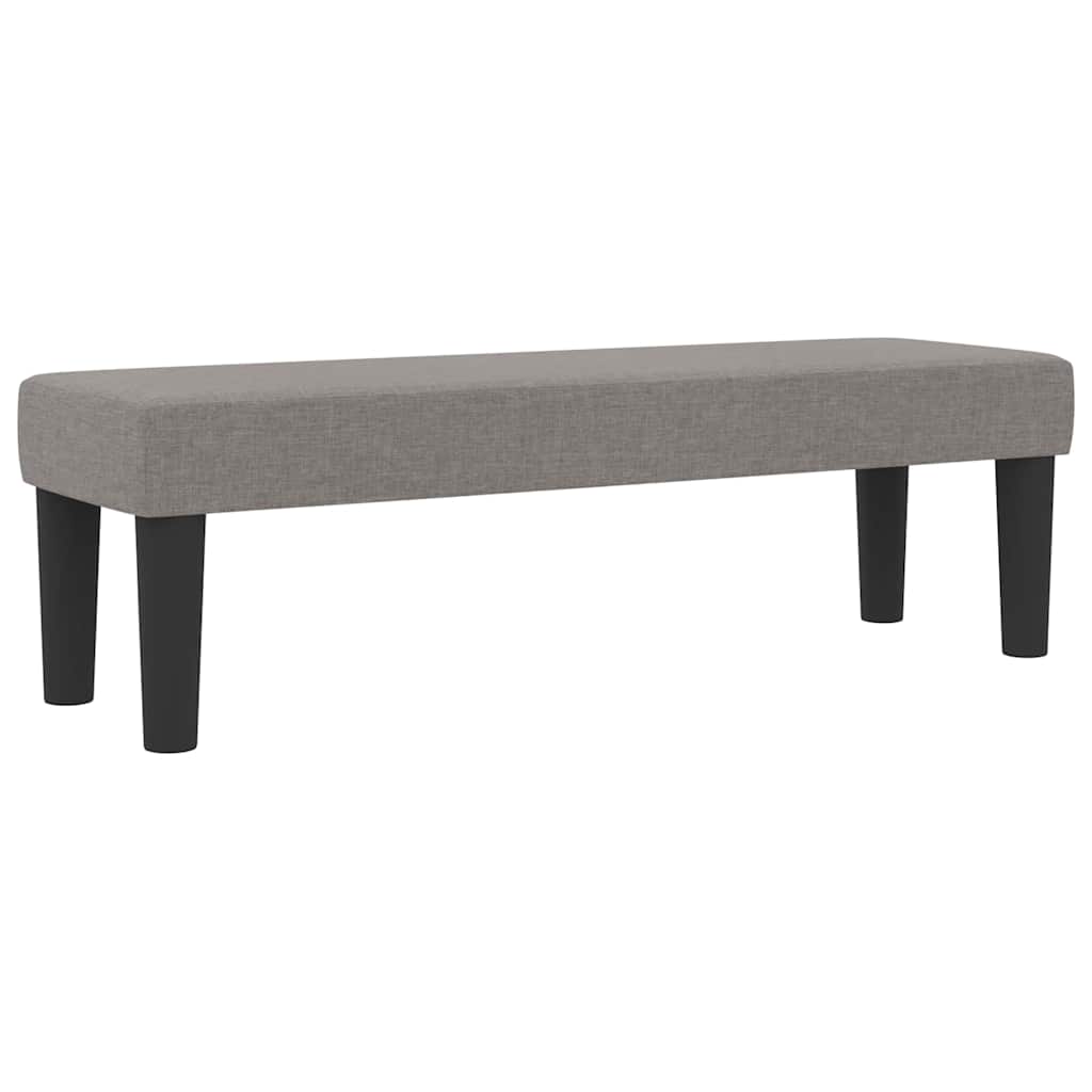 vidaXL Κρεβάτι με ελατήρια με στρώμα Taupe 140 x 190 cm ύφασμα